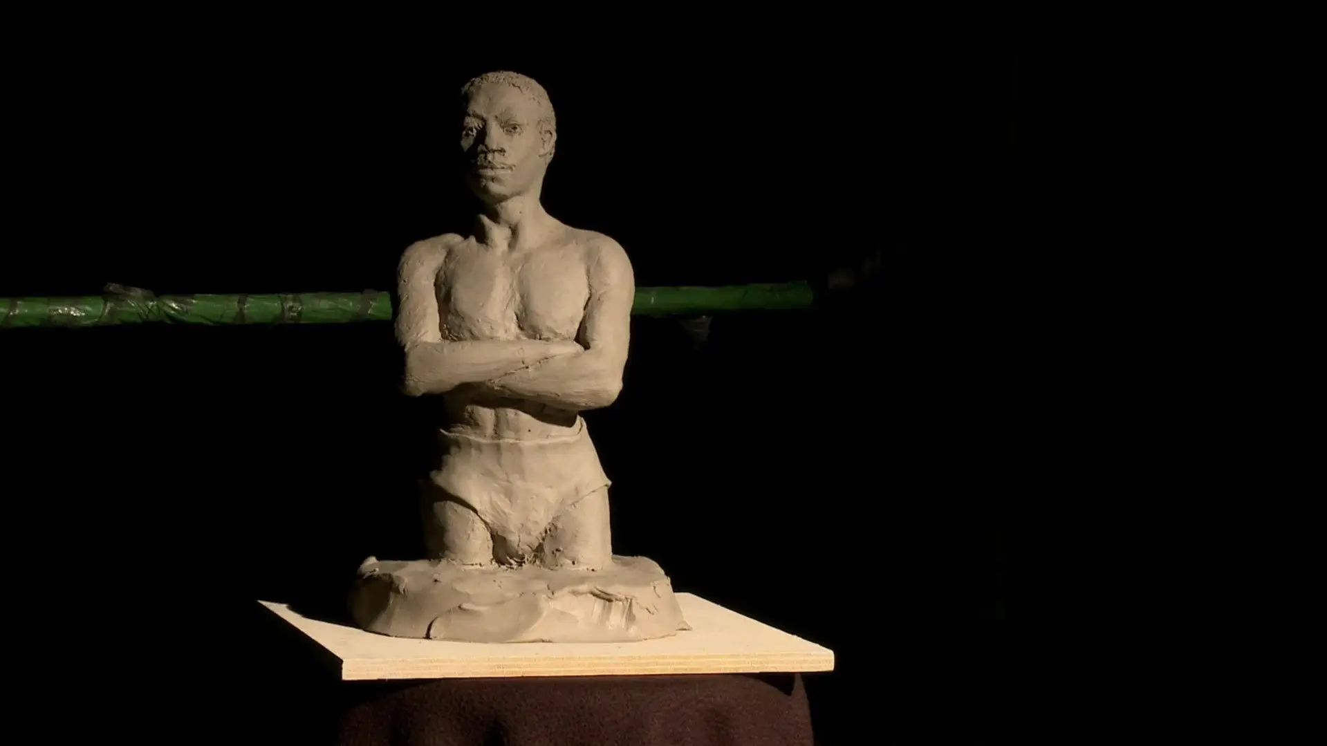 Black Sam's Statue backdrop