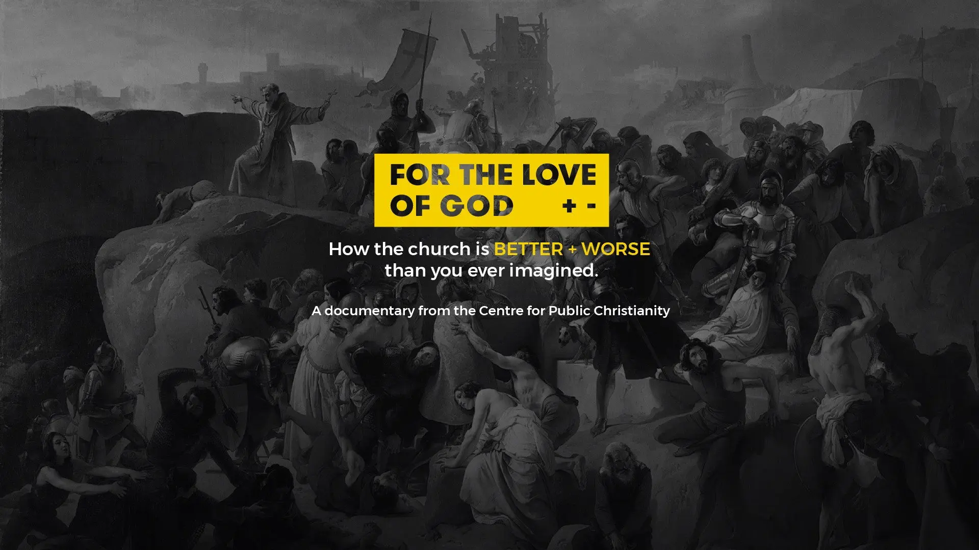For the Love of God backdrop