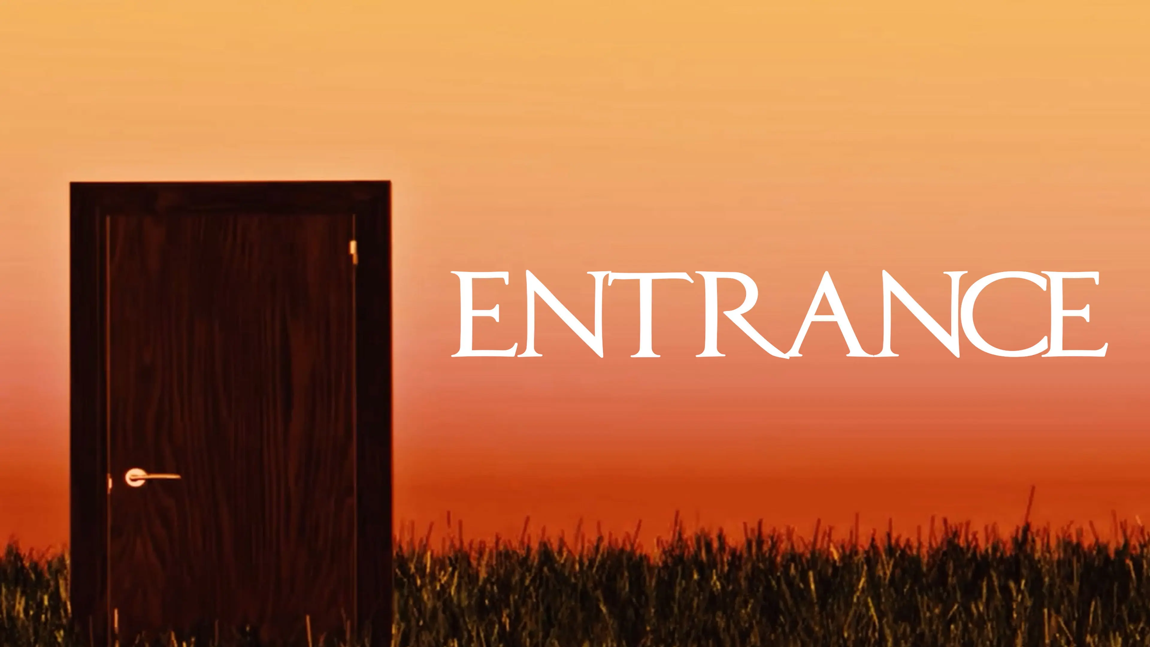 Entrance backdrop