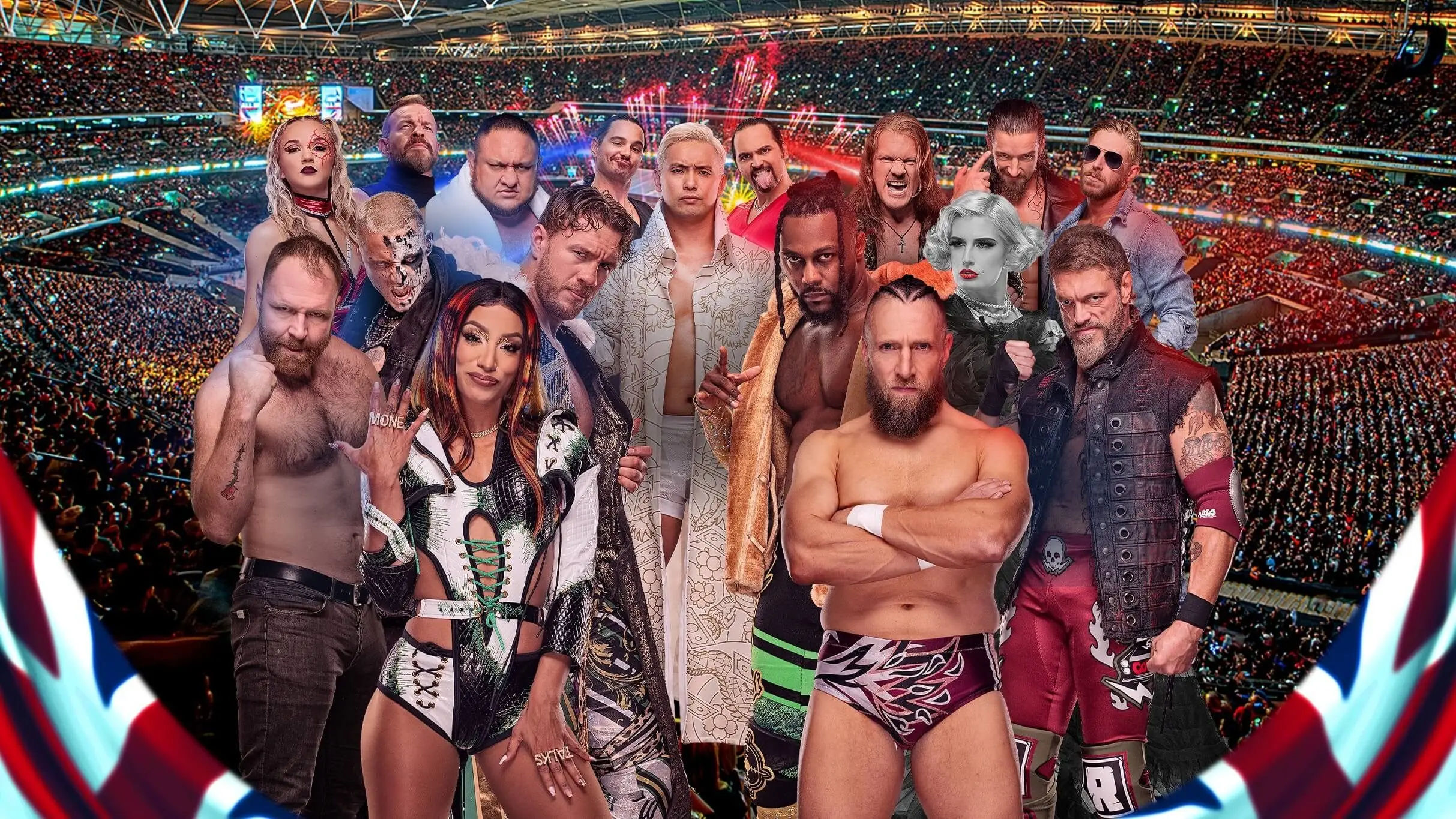AEW All In 2024: London backdrop