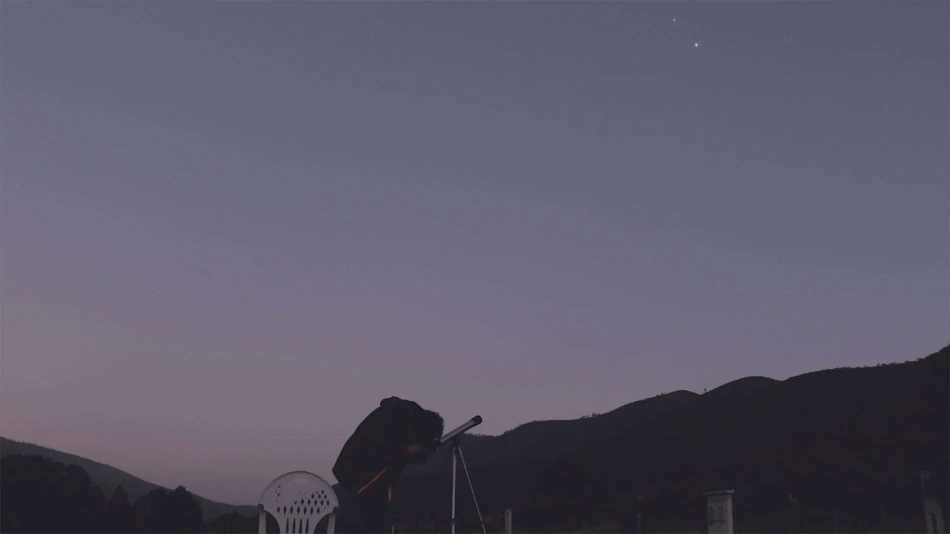 Jupiter & Saturn backdrop