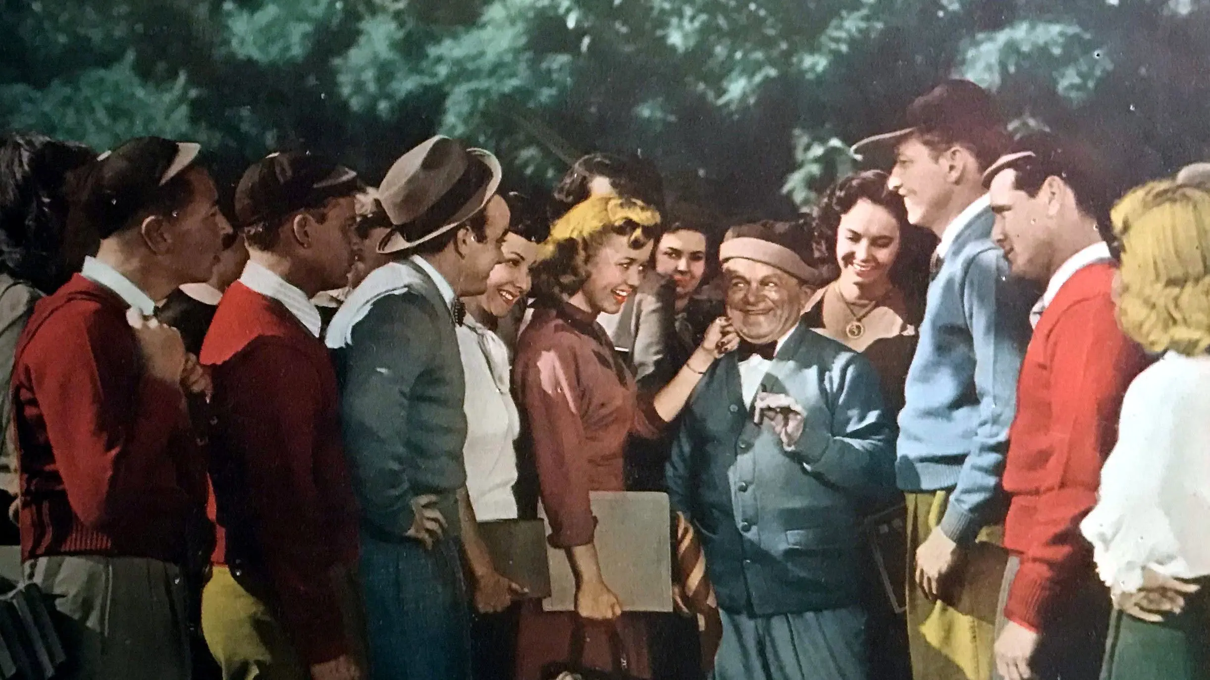 Hold That Line backdrop