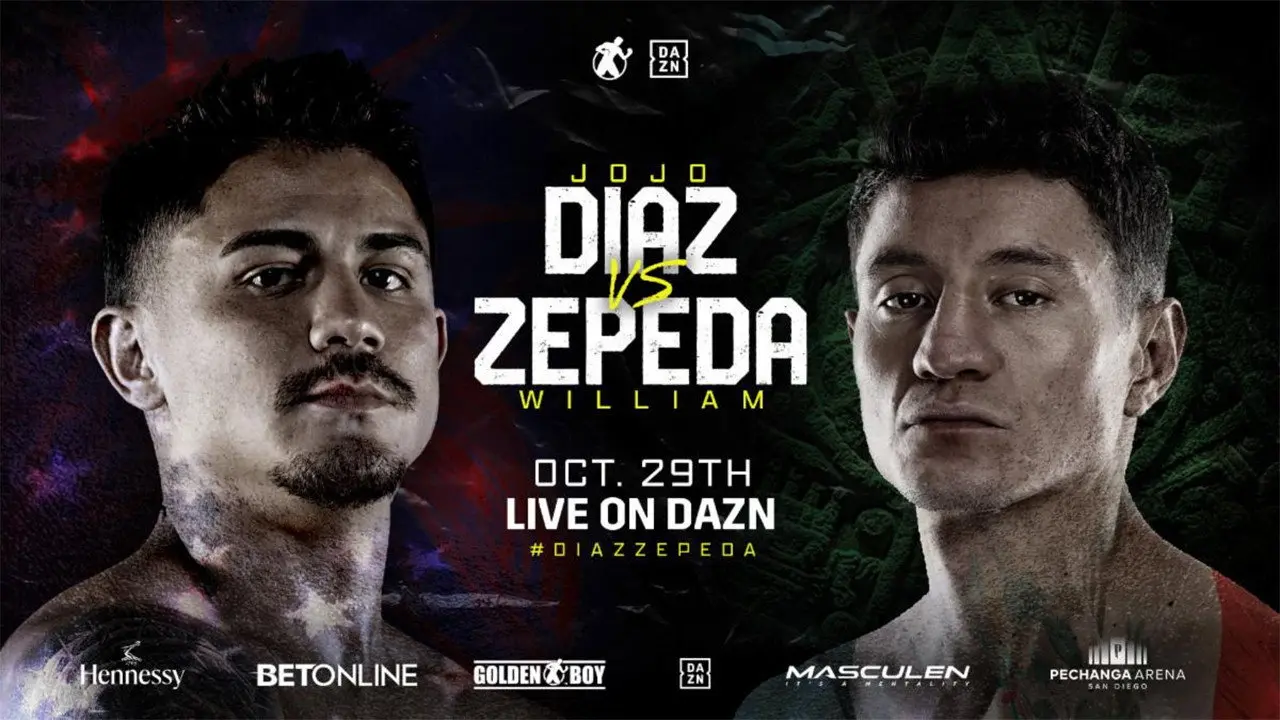 JoJo Diaz vs William Zepeda backdrop