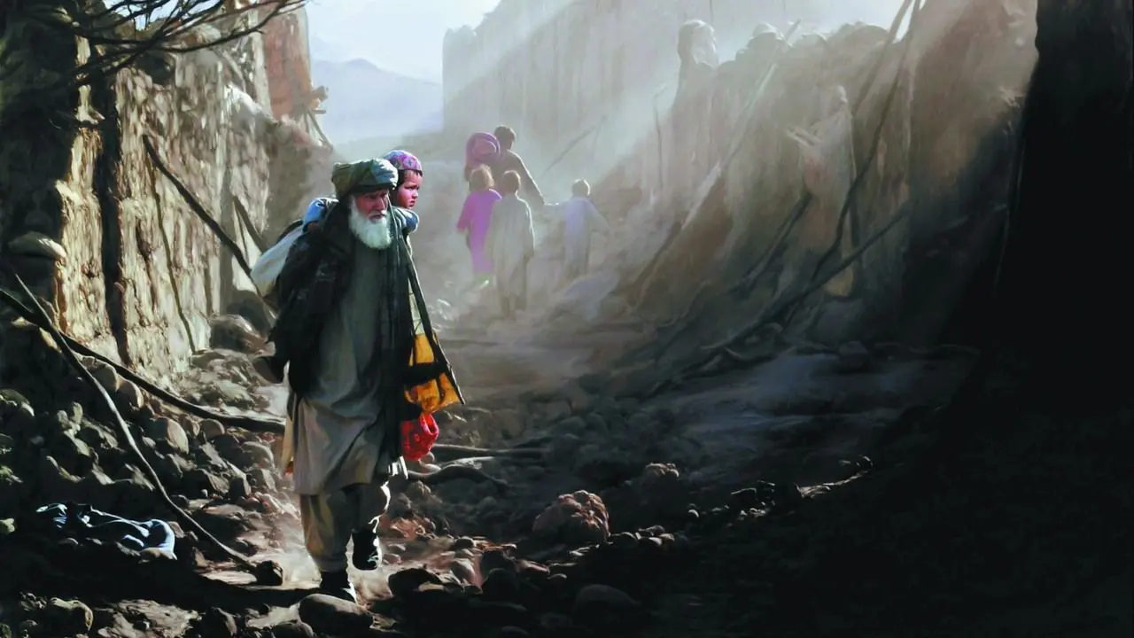 Earth and Ashes backdrop