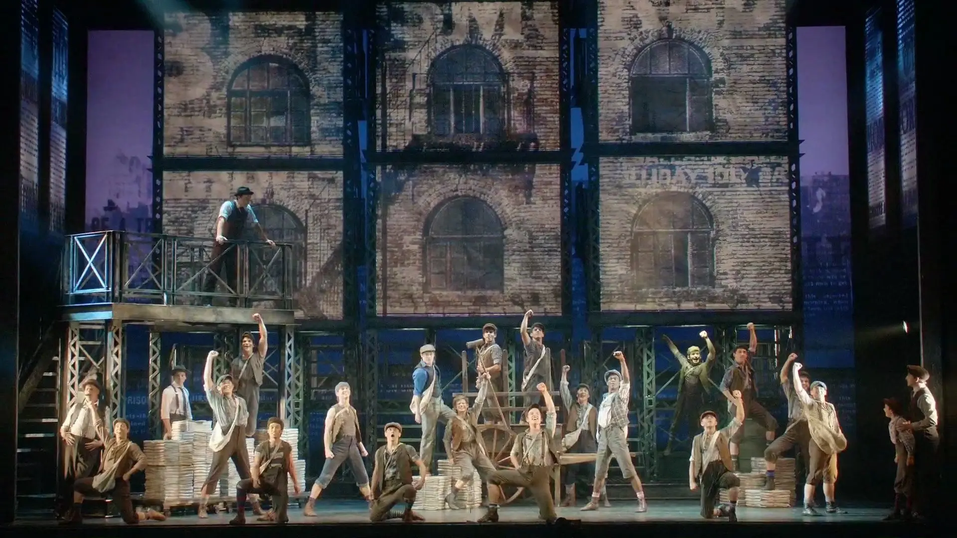 Newsies backdrop