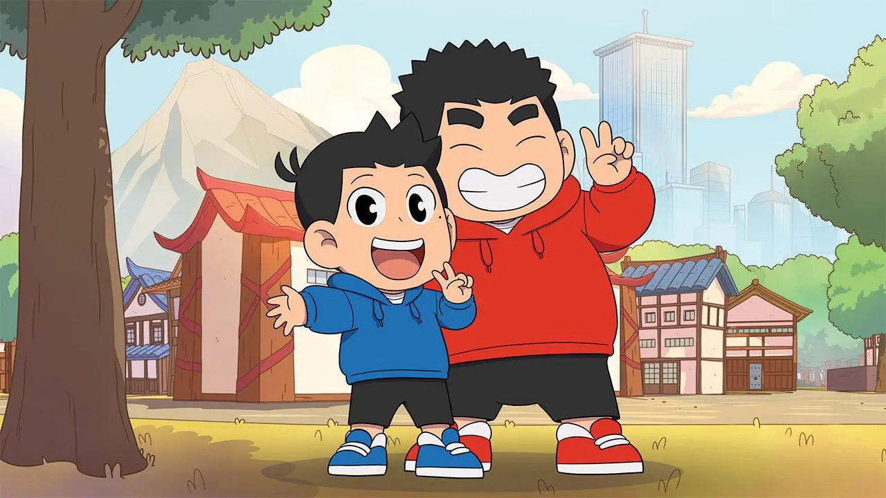 Ki & Hi in the Panda Kingdom backdrop