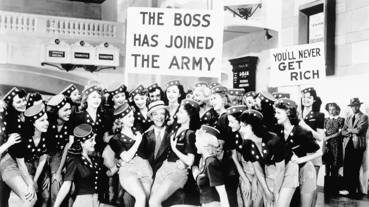 You'll Never Get Rich backdrop