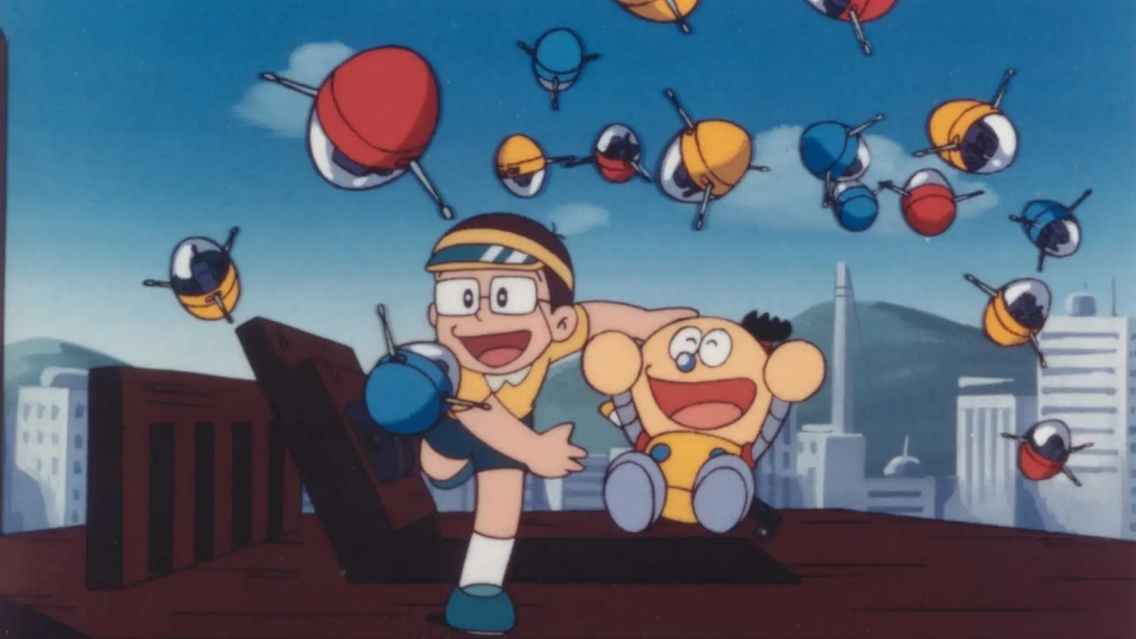 Kiteretsu Daihyakka backdrop