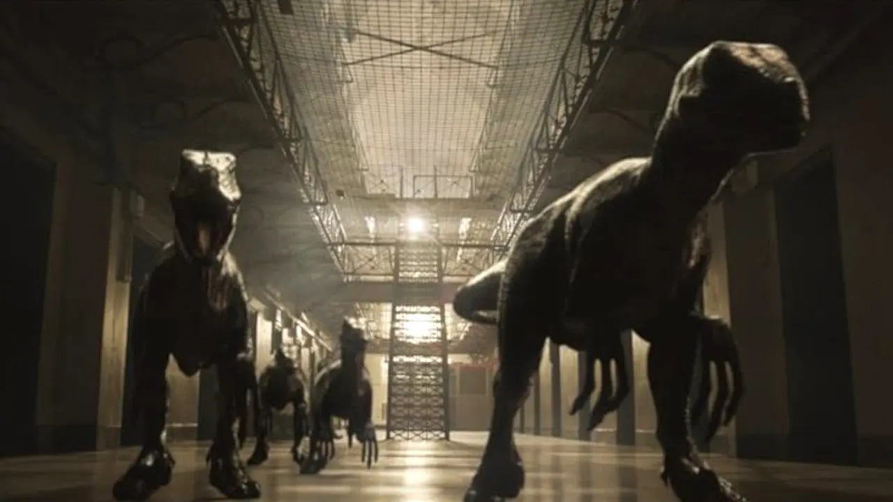 Dinosaur Prison backdrop