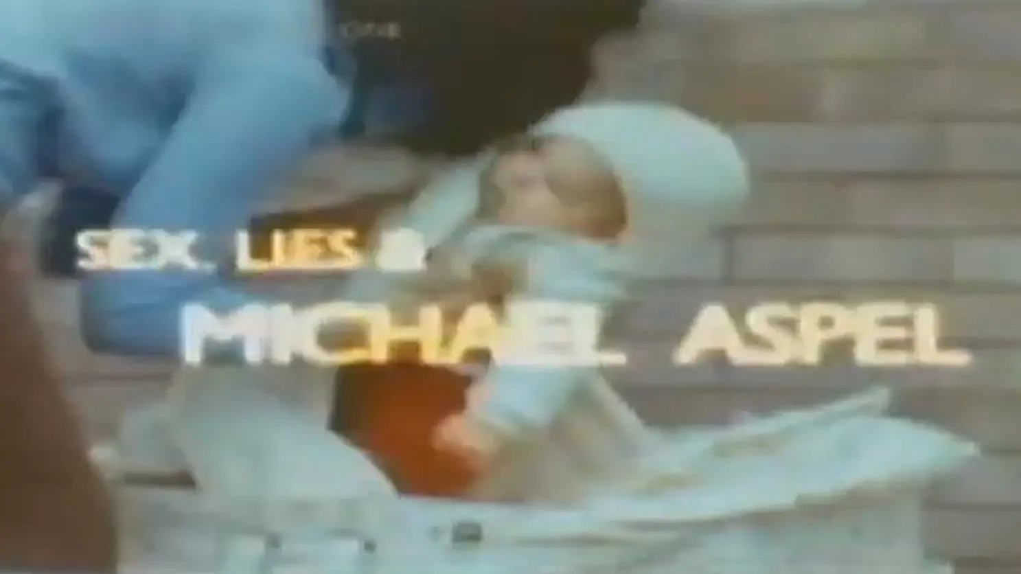Sex, Lies & Michael Aspel backdrop