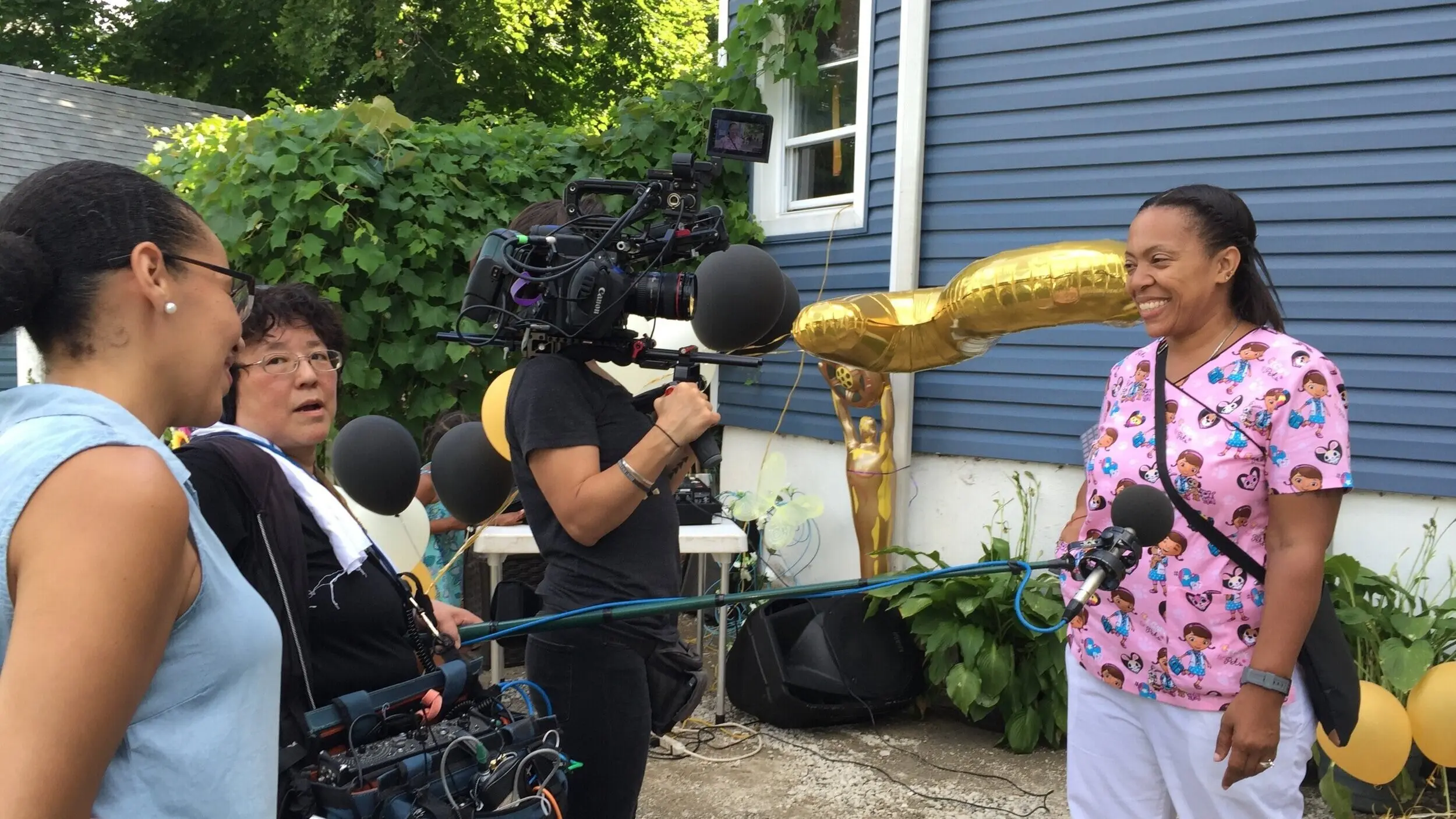 Through the Night backdrop