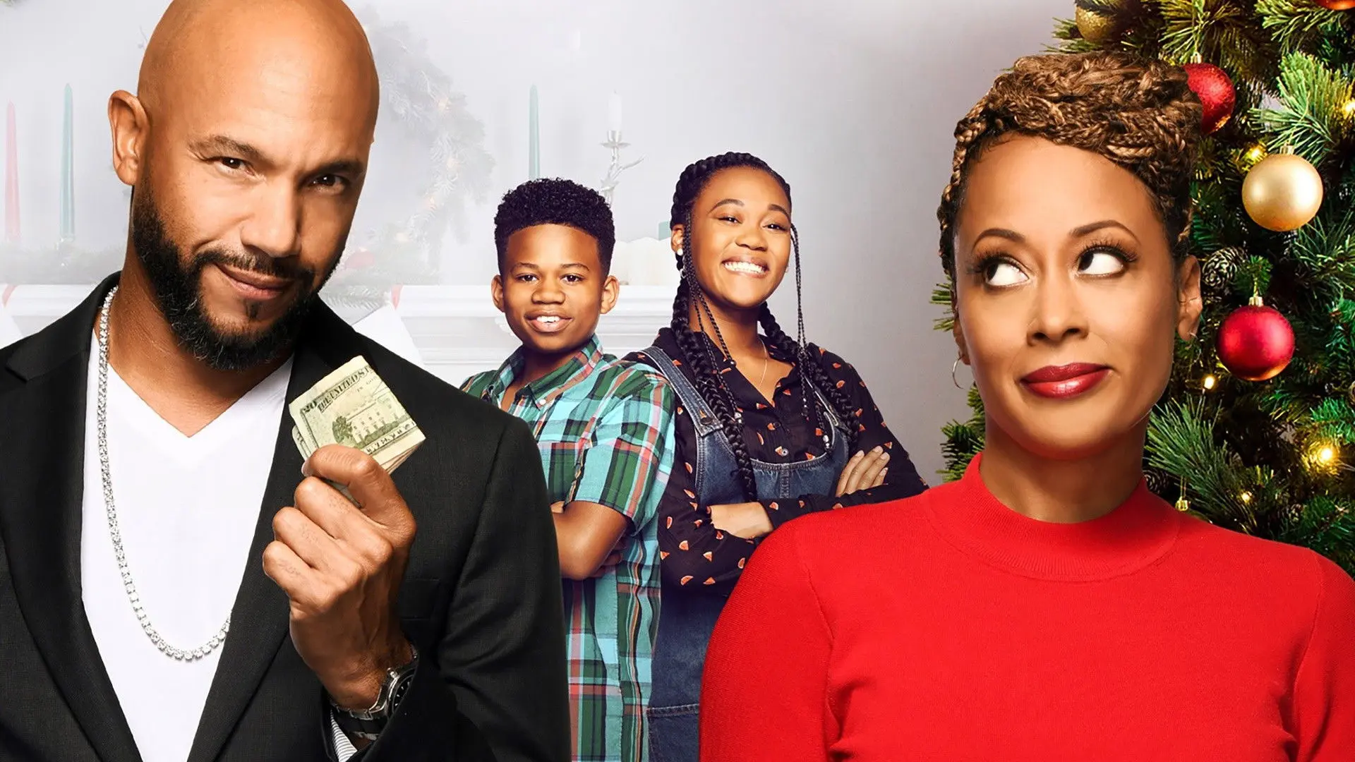 Coins for Christmas backdrop