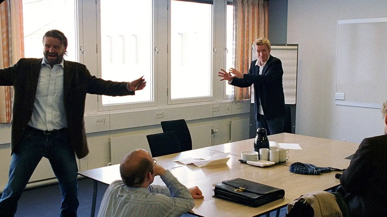 The Boss of It All backdrop