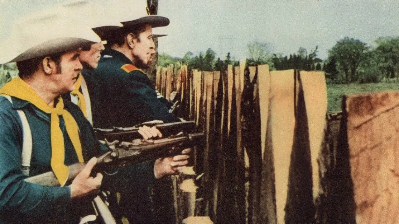 Flaming Frontier backdrop