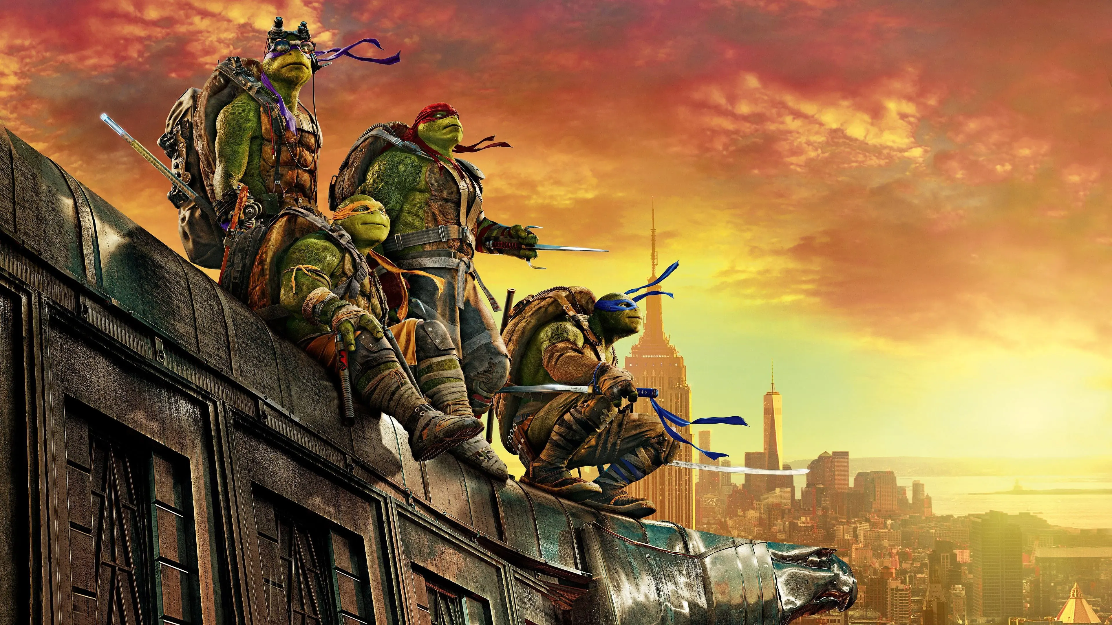 Teenage Mutant Ninja Turtles: Out of the Shadows backdrop