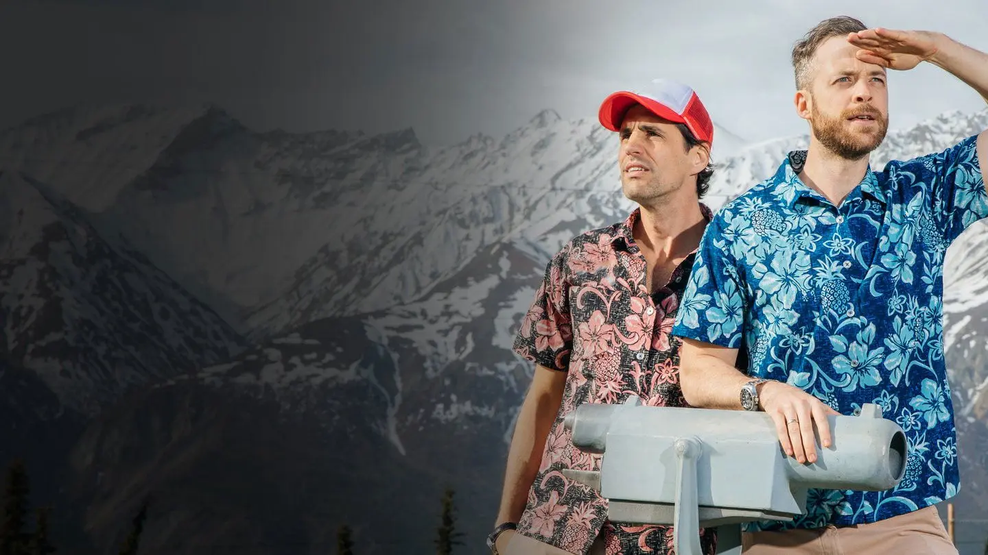 Hamish & Andy's “Perfect” Holiday backdrop