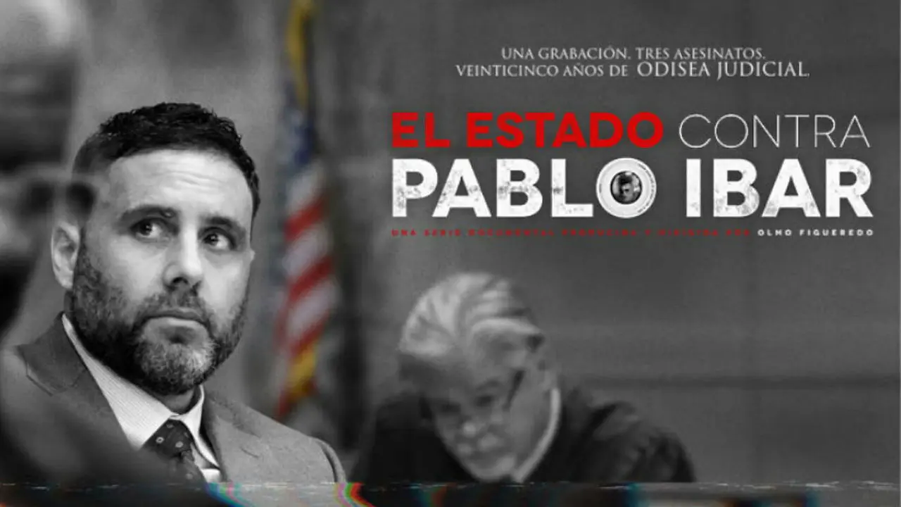The State vs. Pablo Ibar backdrop