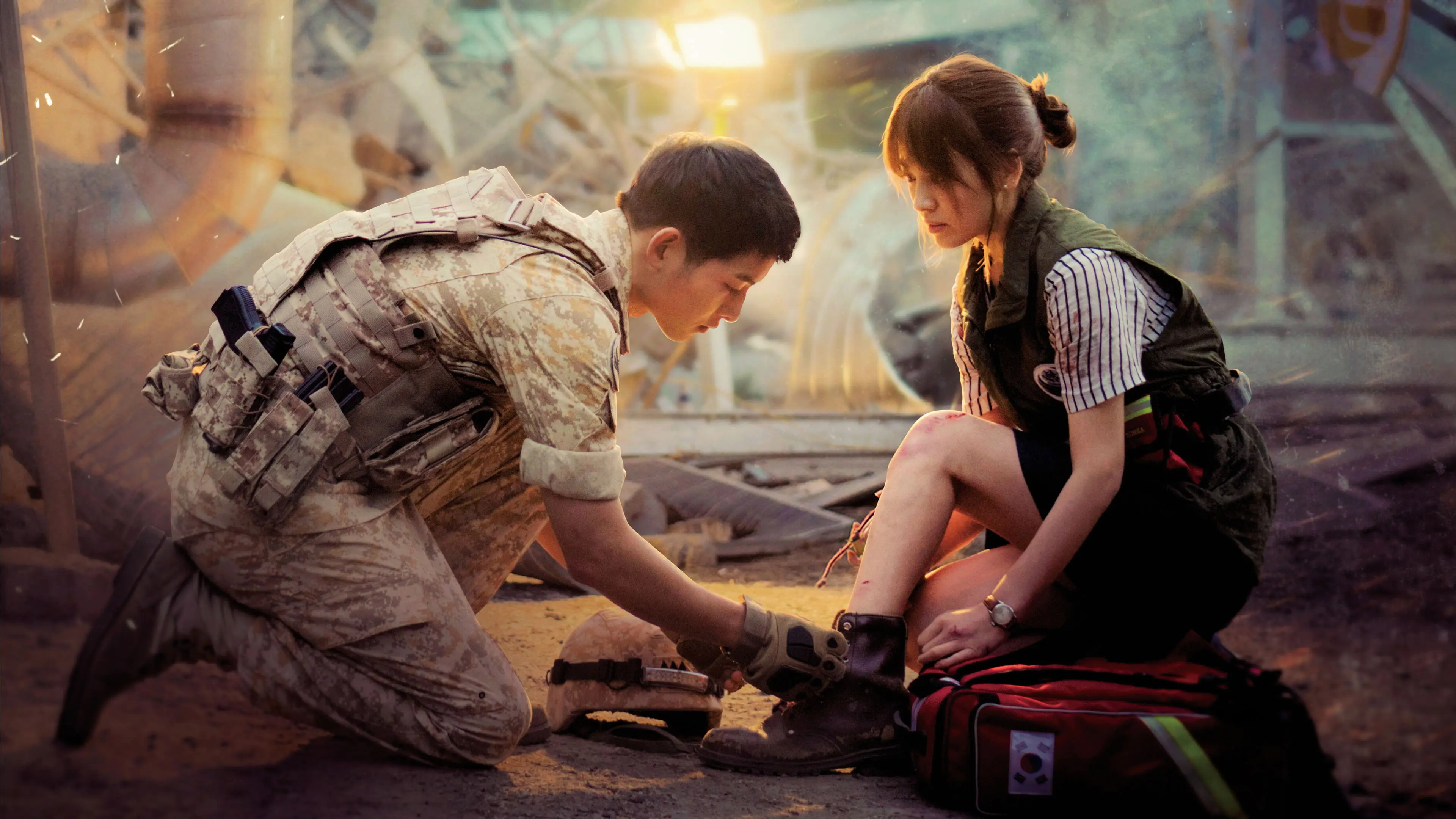 Descendants of the Sun backdrop
