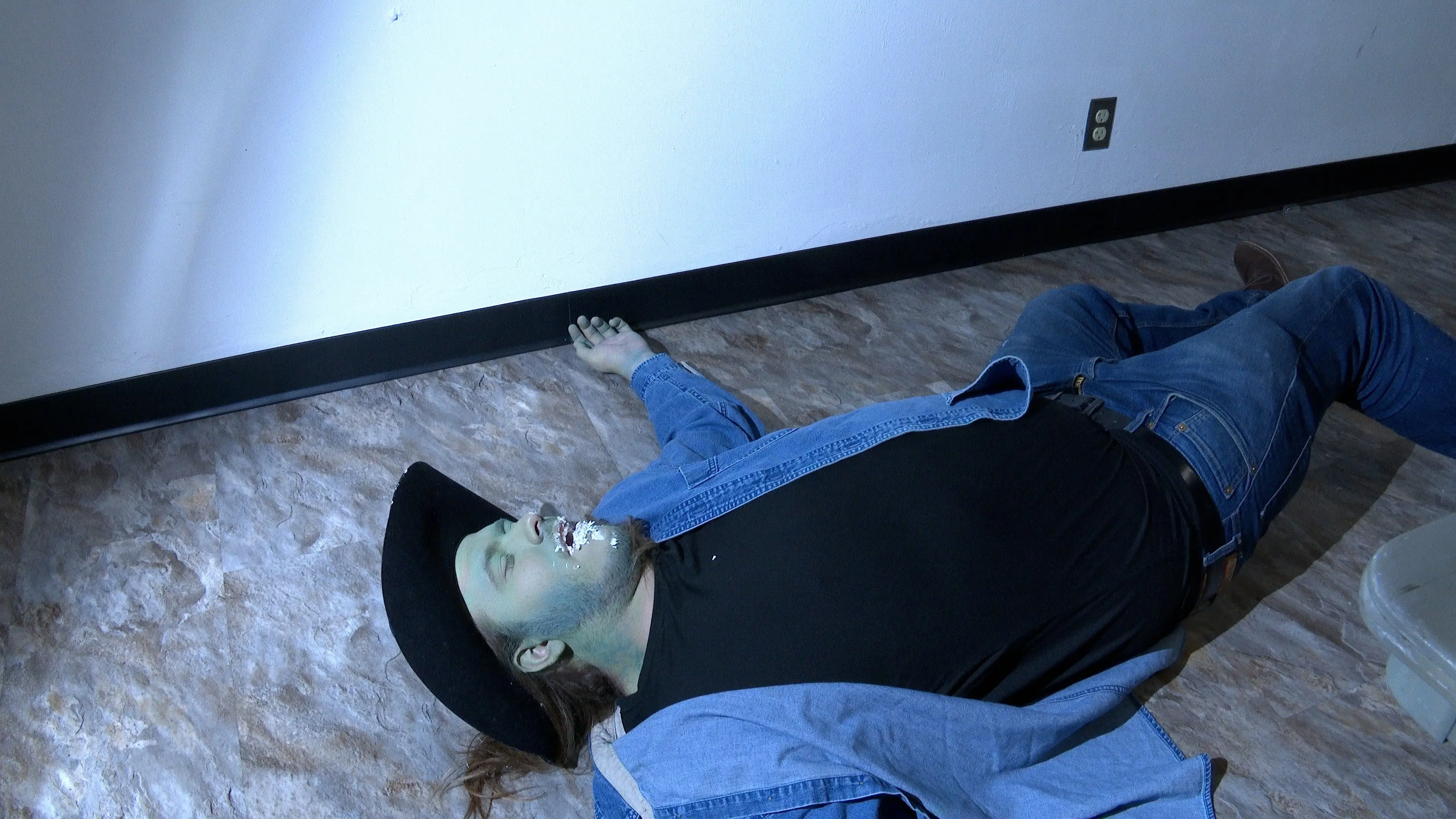 Redneck Frankenstein backdrop