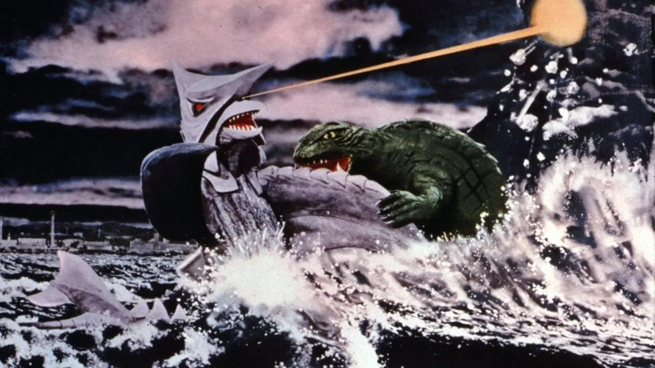 Gamera vs. Zigra backdrop