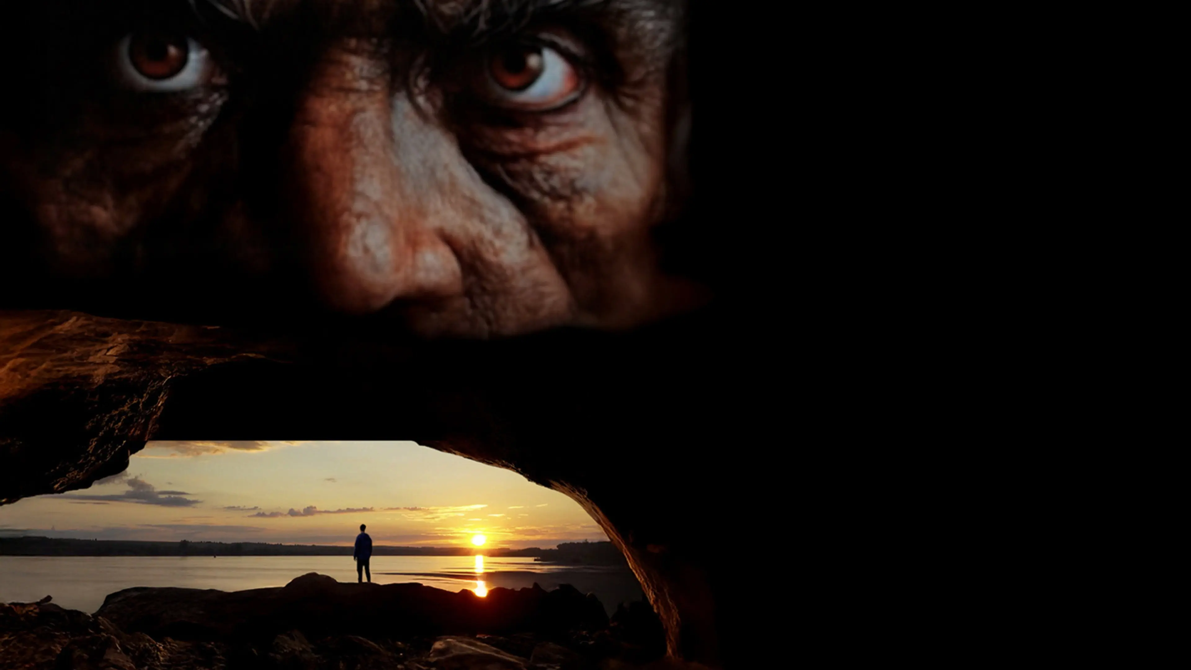 Echoes of the Ancients: A Journey through Neanderthal Lives backdrop