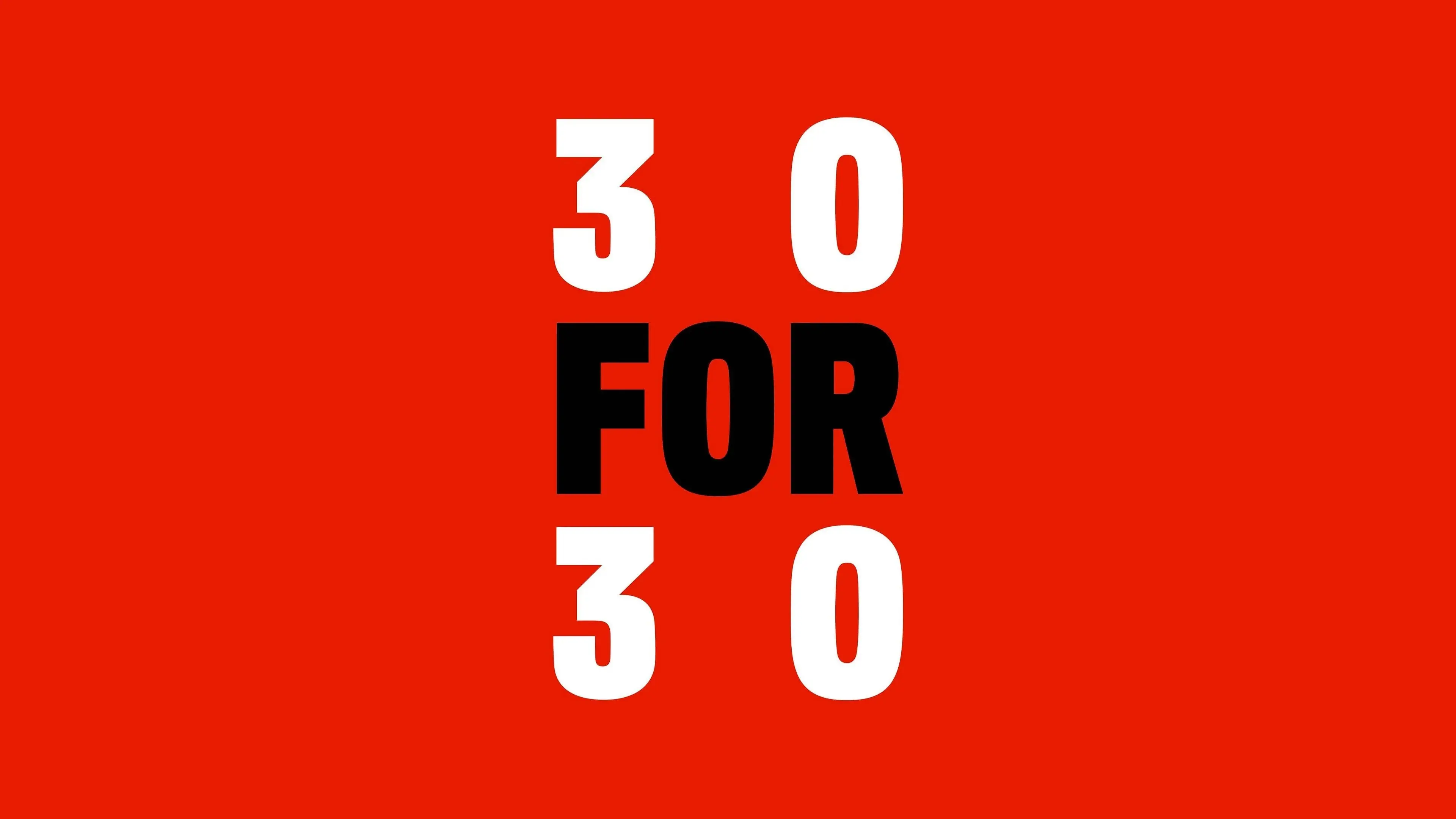 30 for 30 backdrop