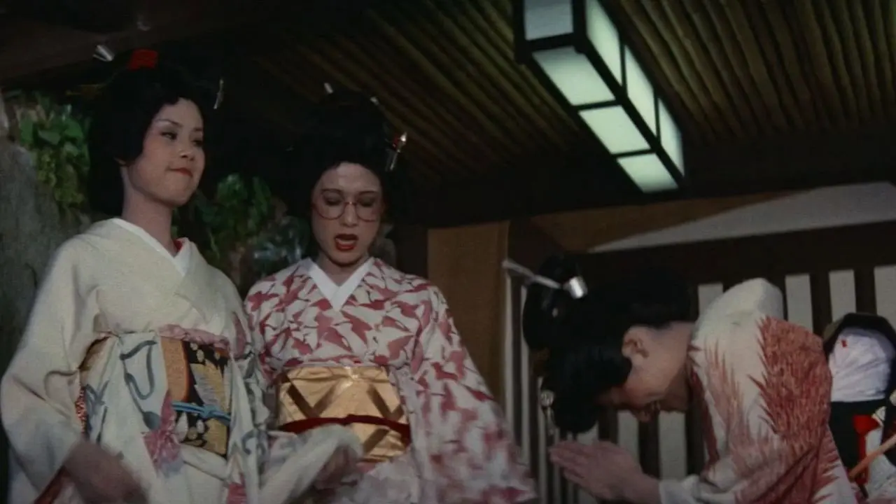Three Little Geisha backdrop