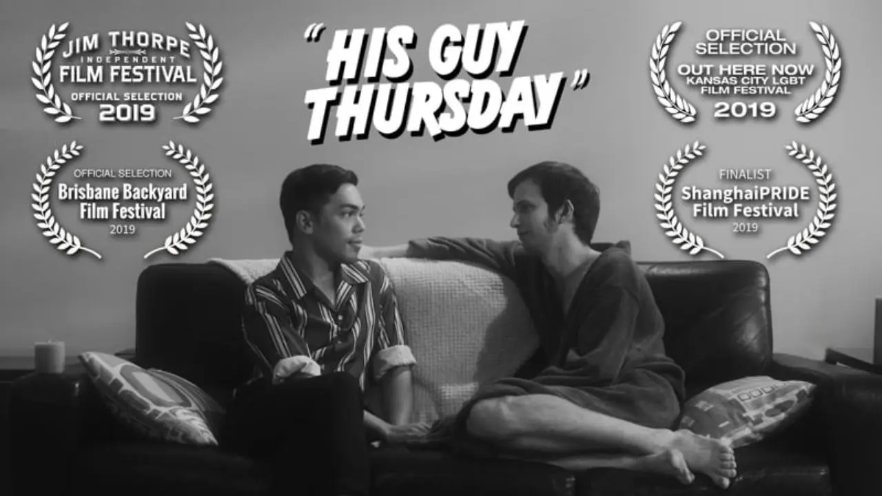 His Guy Thursday backdrop