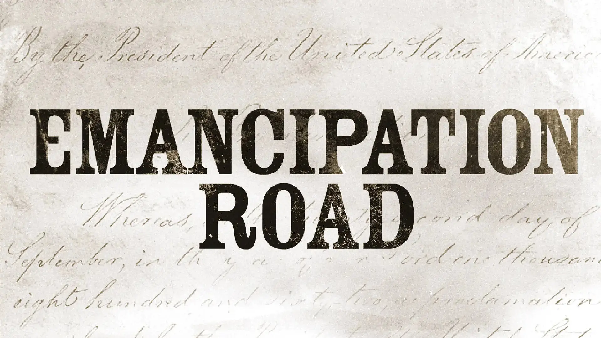 Emancipation Road backdrop