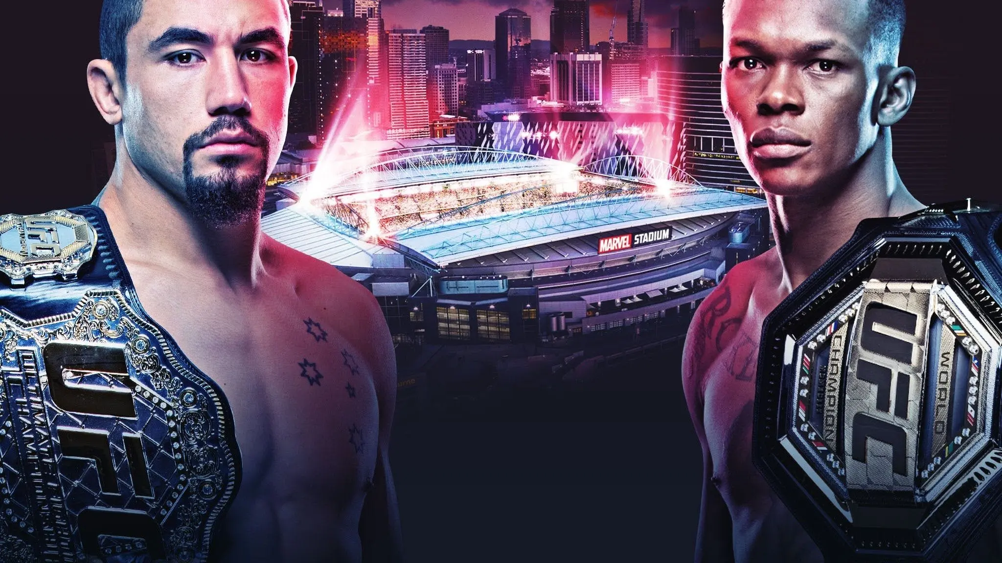 UFC 243: Whittaker vs. Adesanya backdrop