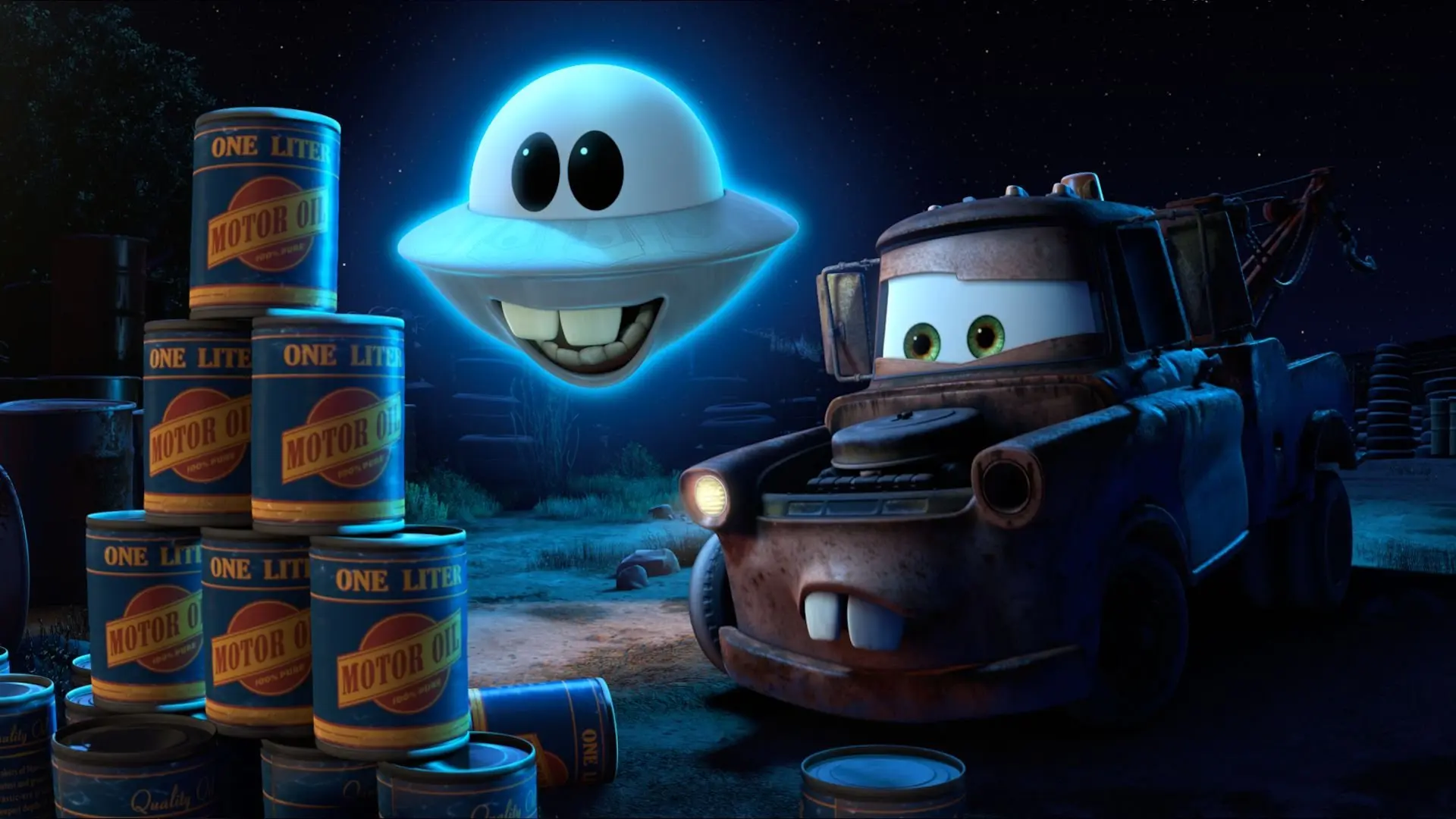 Unidentified Flying Mater backdrop