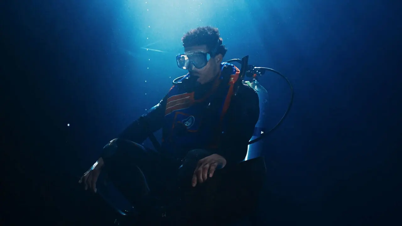 Black Godfather of Scuba backdrop