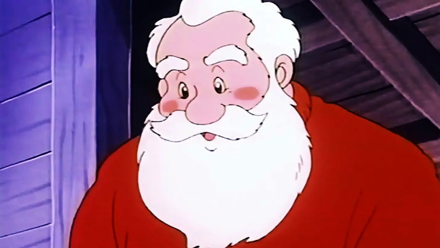 Santa's Mountain Fairy Forest backdrop