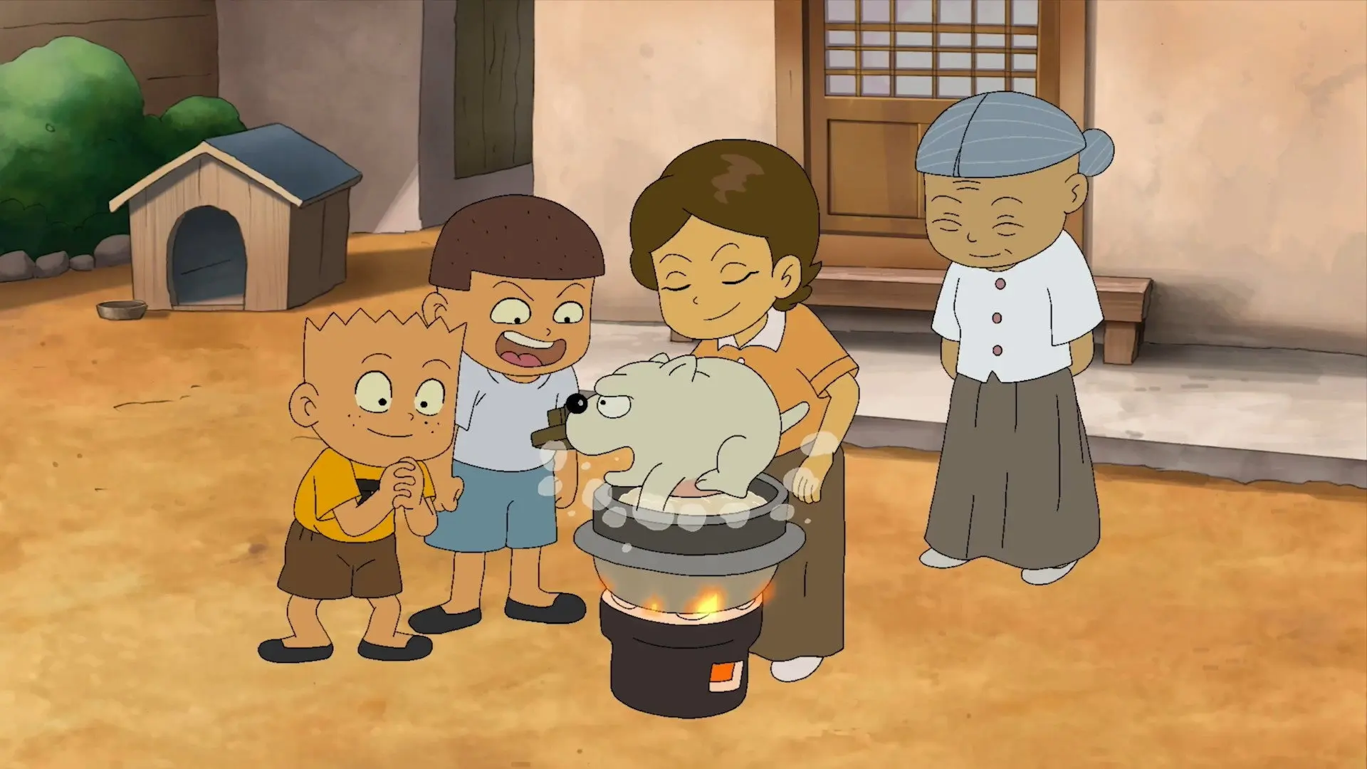 The Precious Memory of Gogo Brothers backdrop