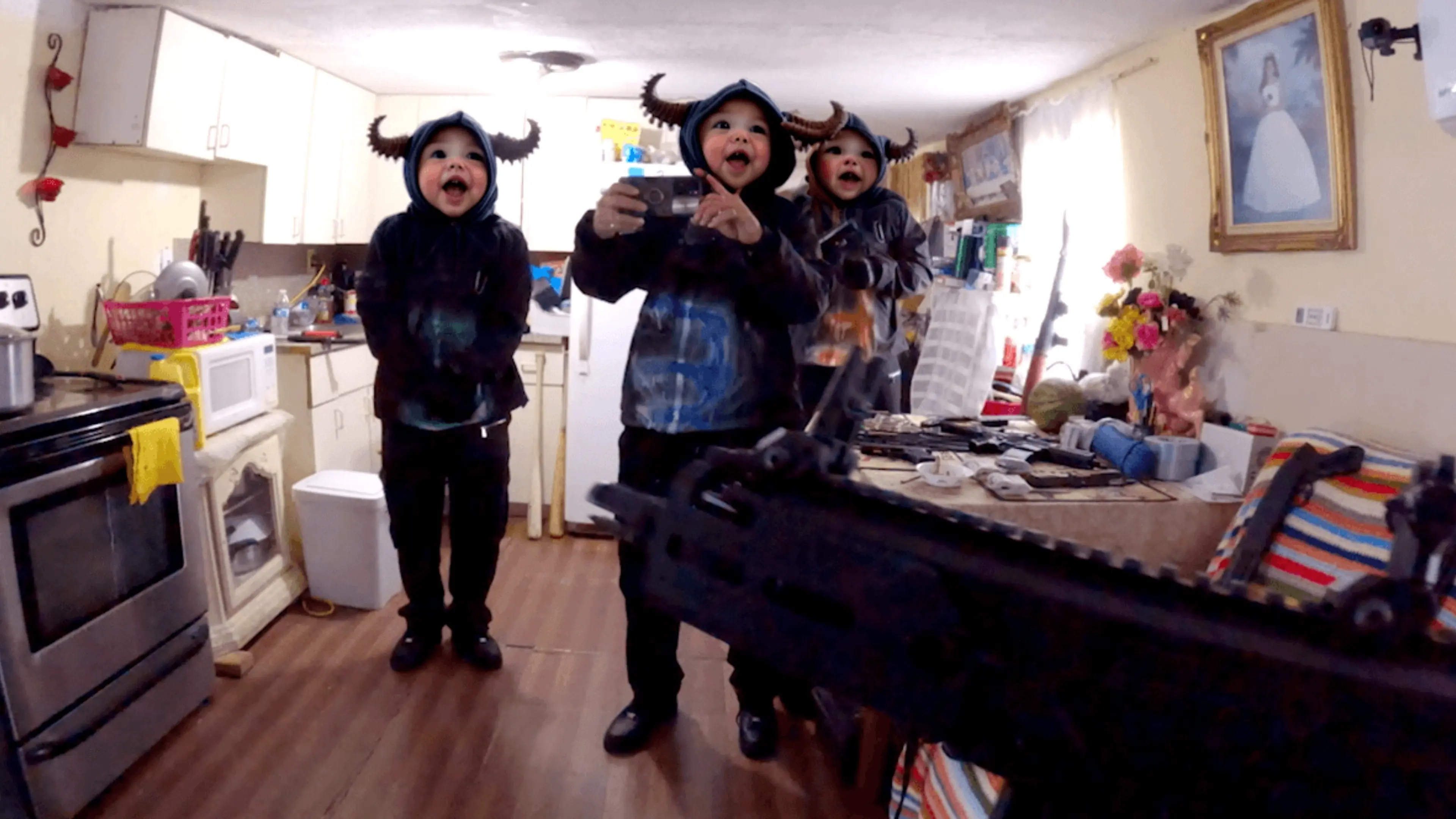 Baby Invasion backdrop