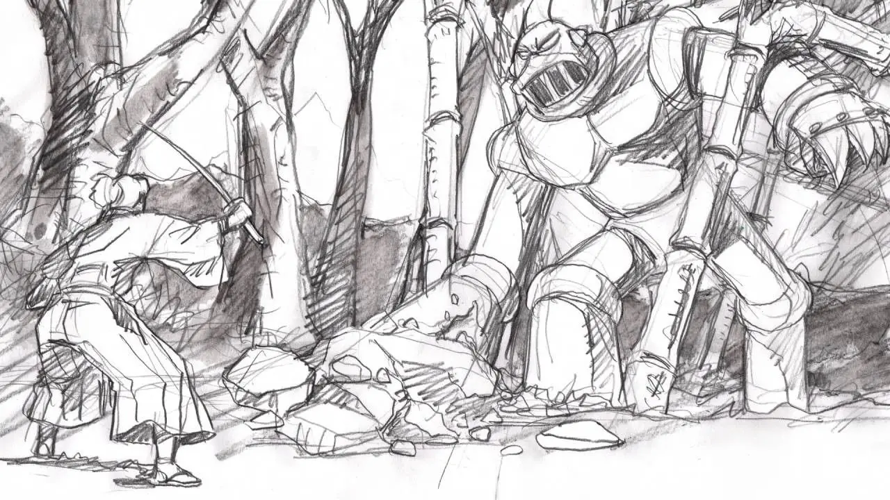 Go! Samurai backdrop