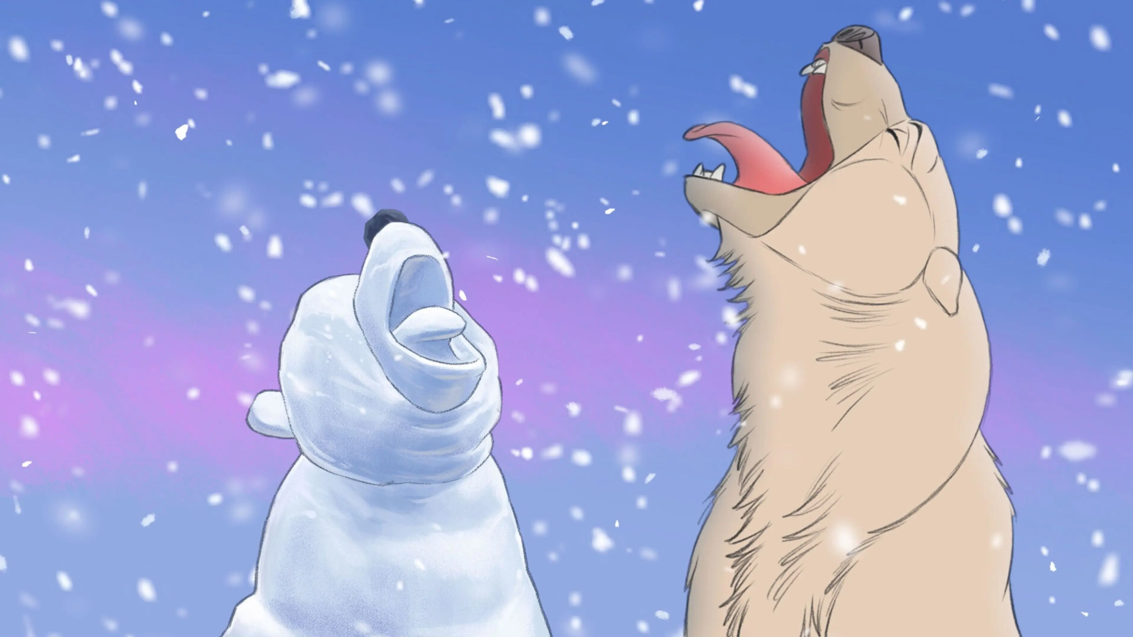 Snow Bear backdrop