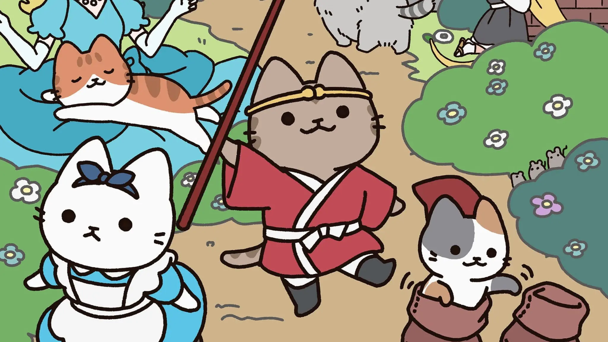Cat Tales backdrop