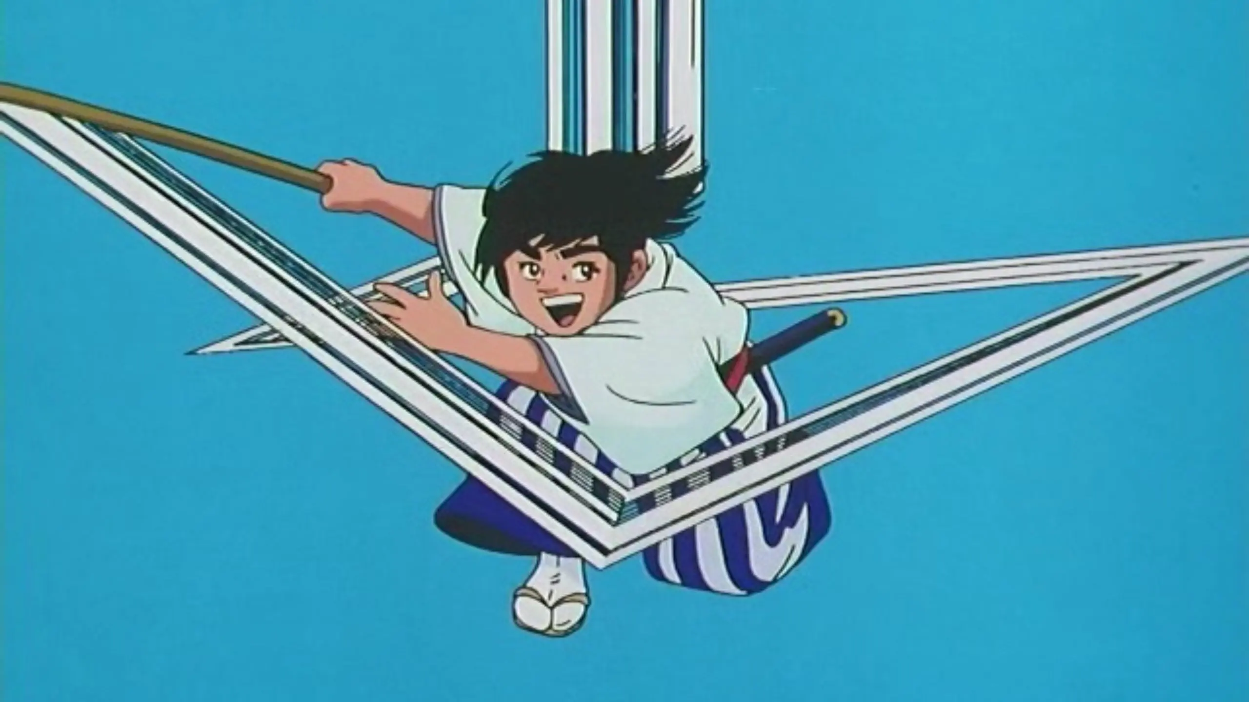 The Stubborn Samurai Boy backdrop