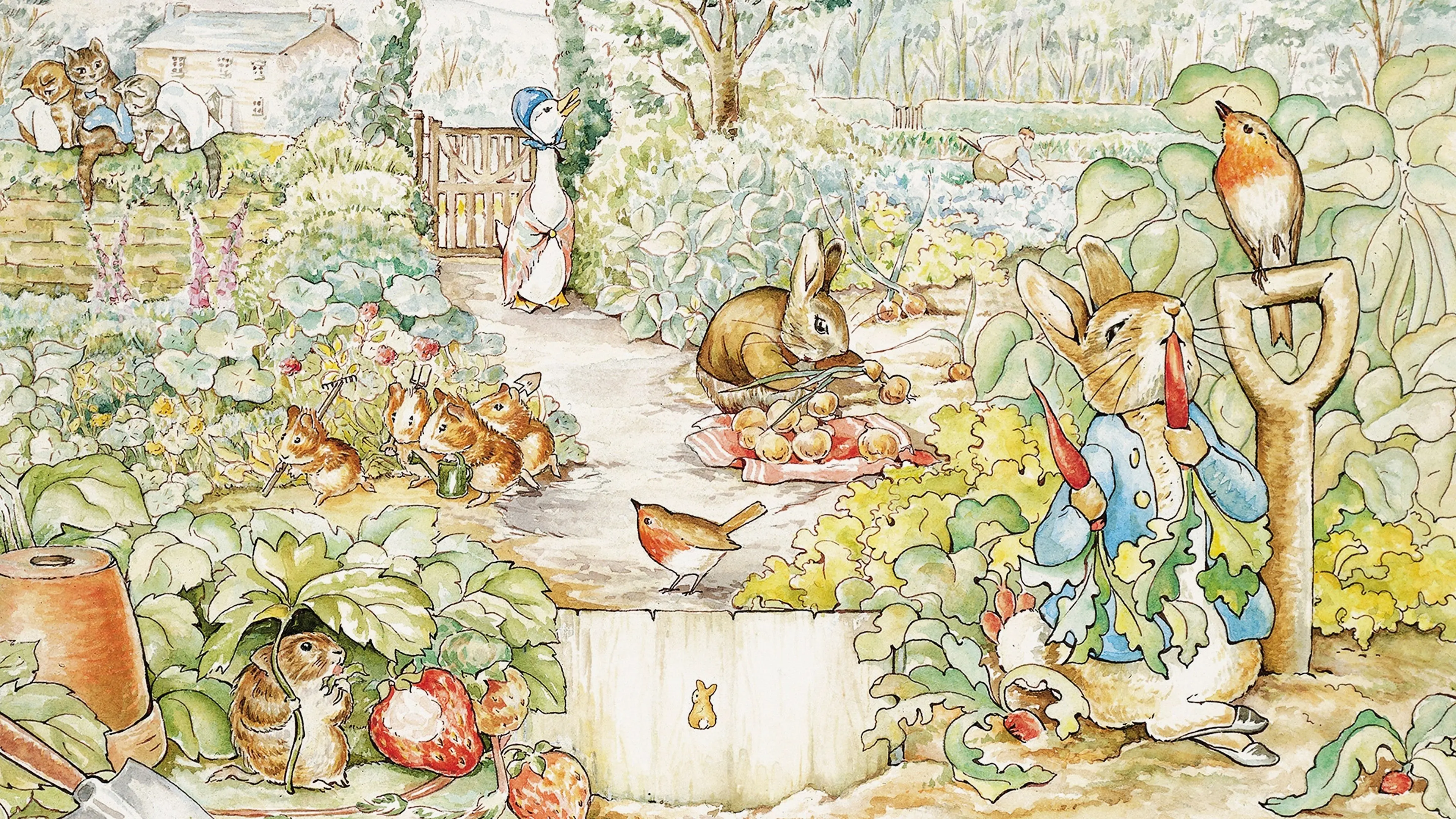 The World of Peter Rabbit and Friends backdrop