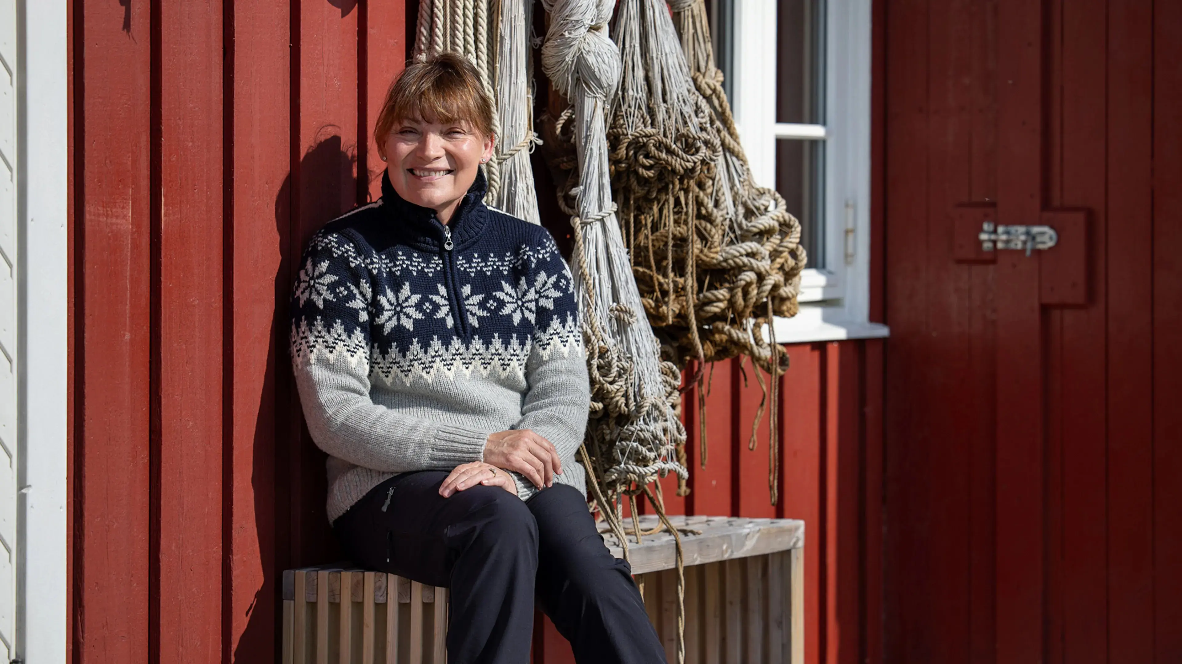 Lorraine Kelly’s Norwegian Odyssey backdrop