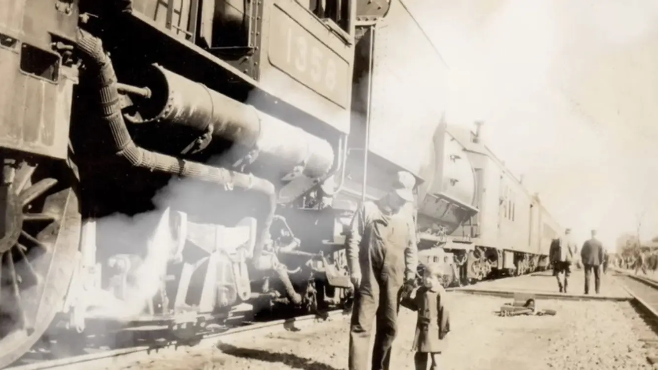 Tommy's Train backdrop