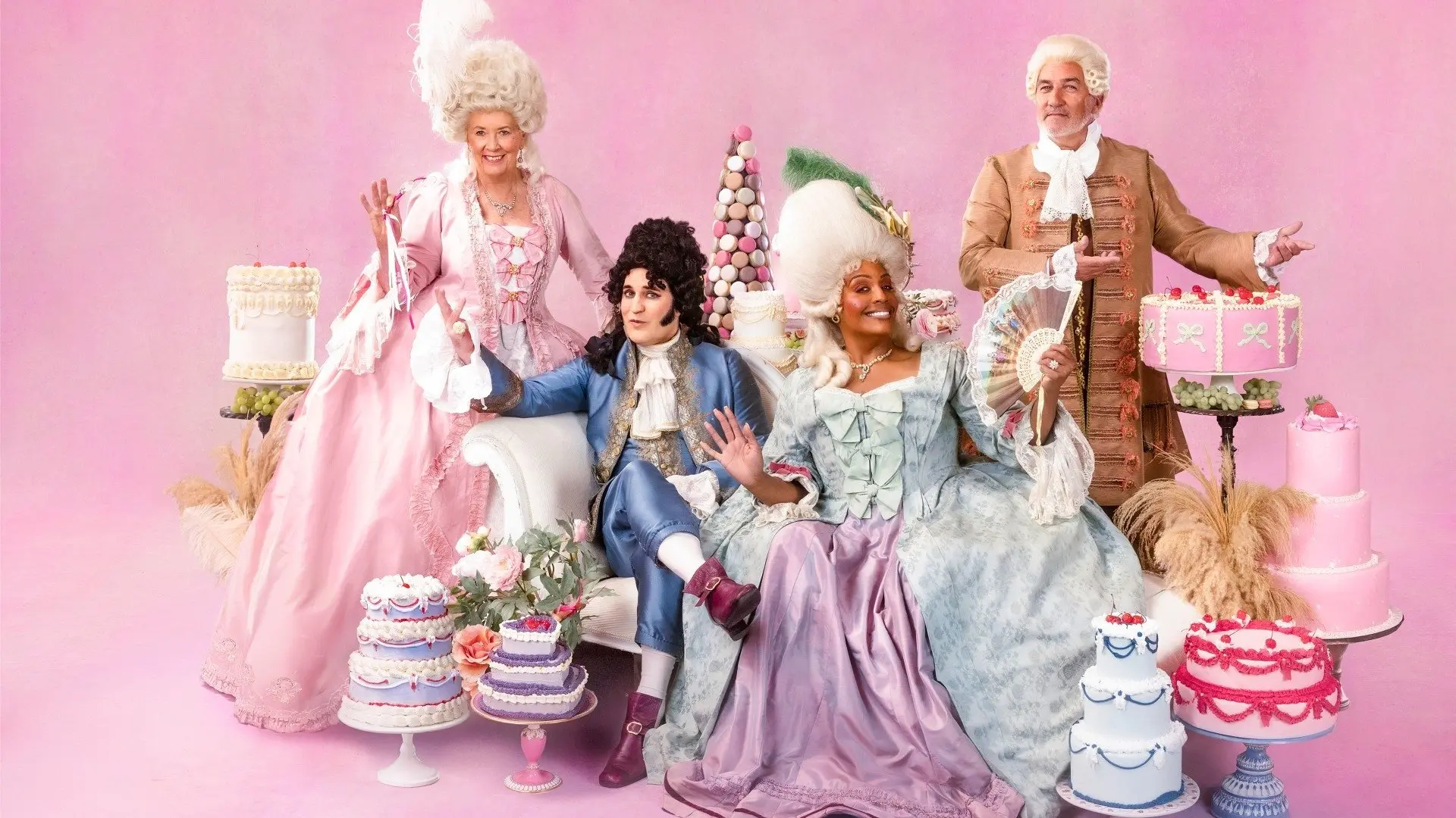 The Great British Bake Off backdrop