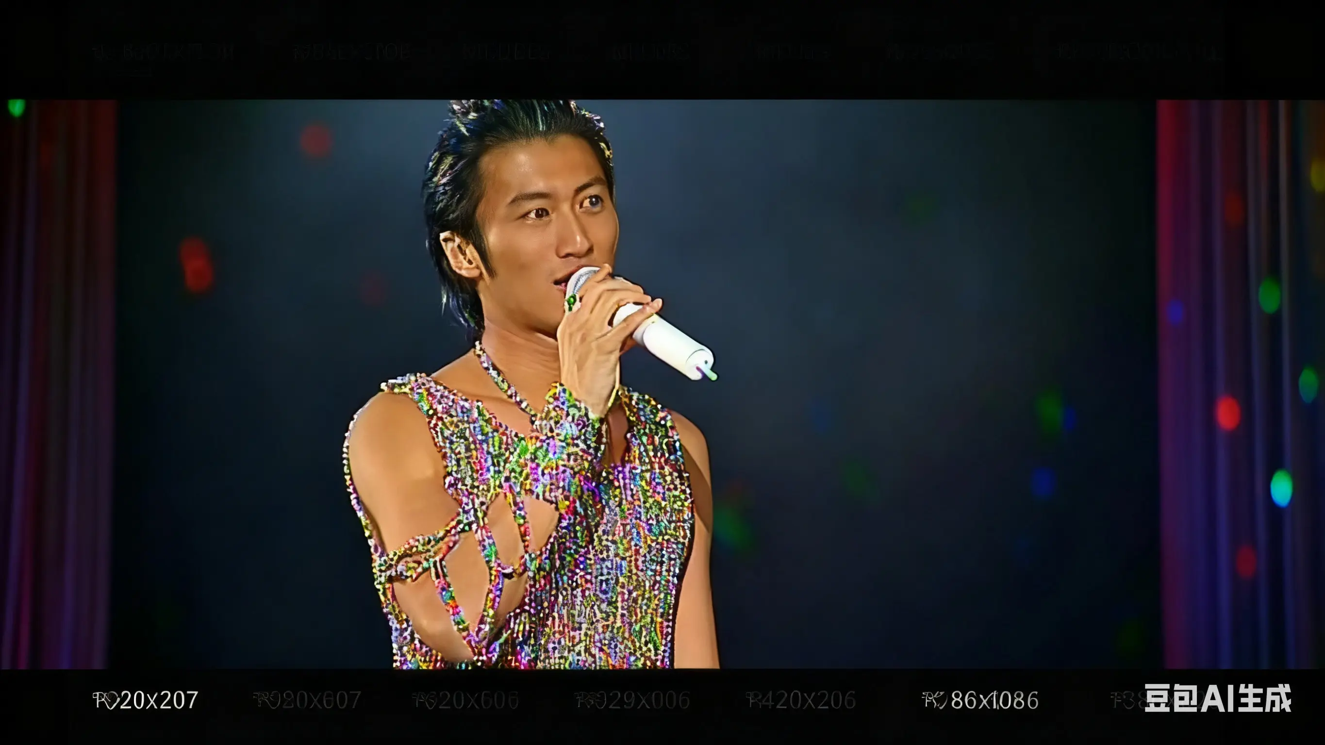 谢霆锋2003Reborn演唱会 北京站 backdrop