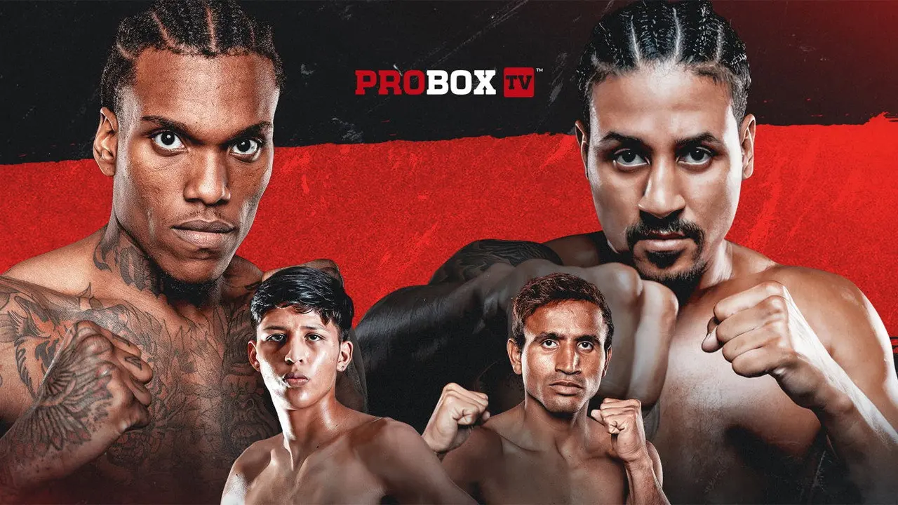 Najee Lopez vs. Lenin Castillo backdrop