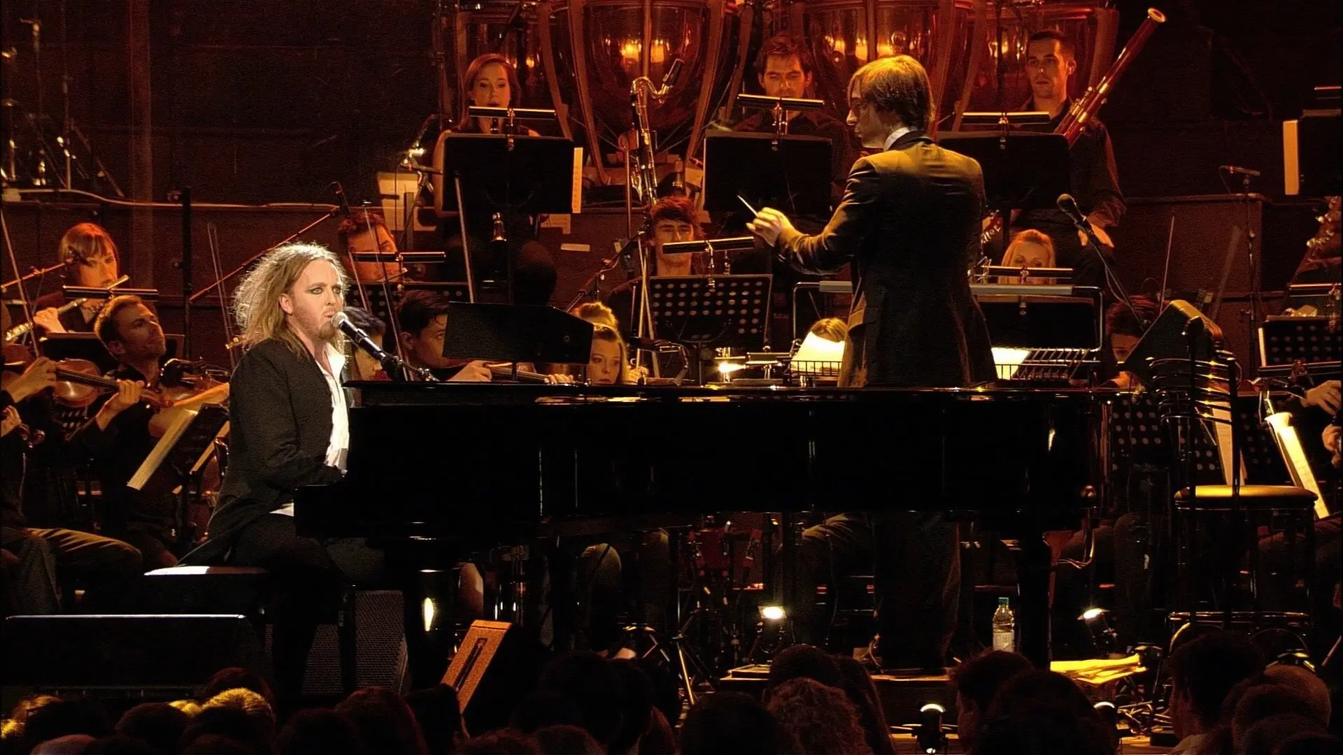 Tim Minchin and the Heritage Orchestra backdrop