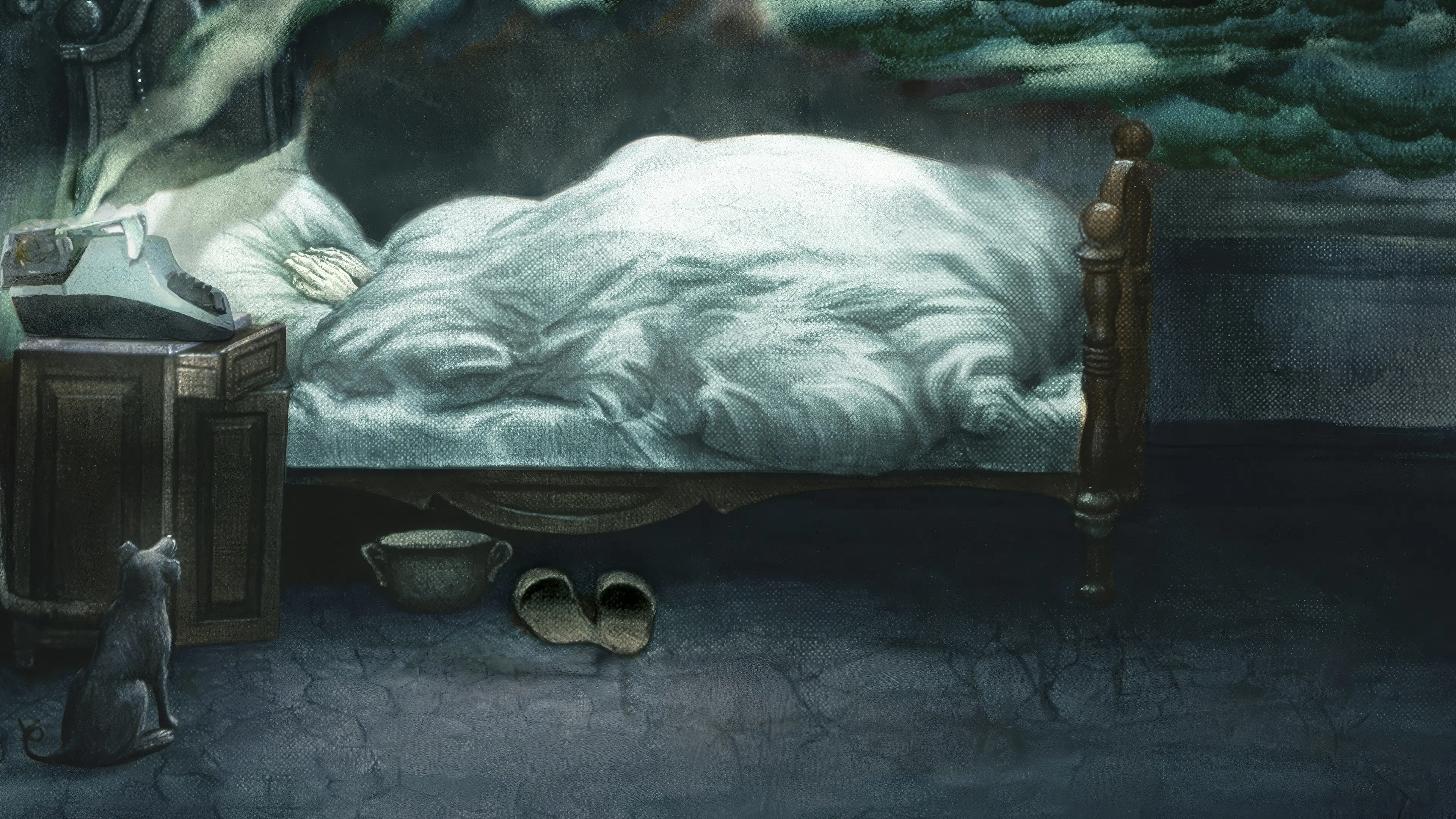 Dreams with Sharp Teeth backdrop