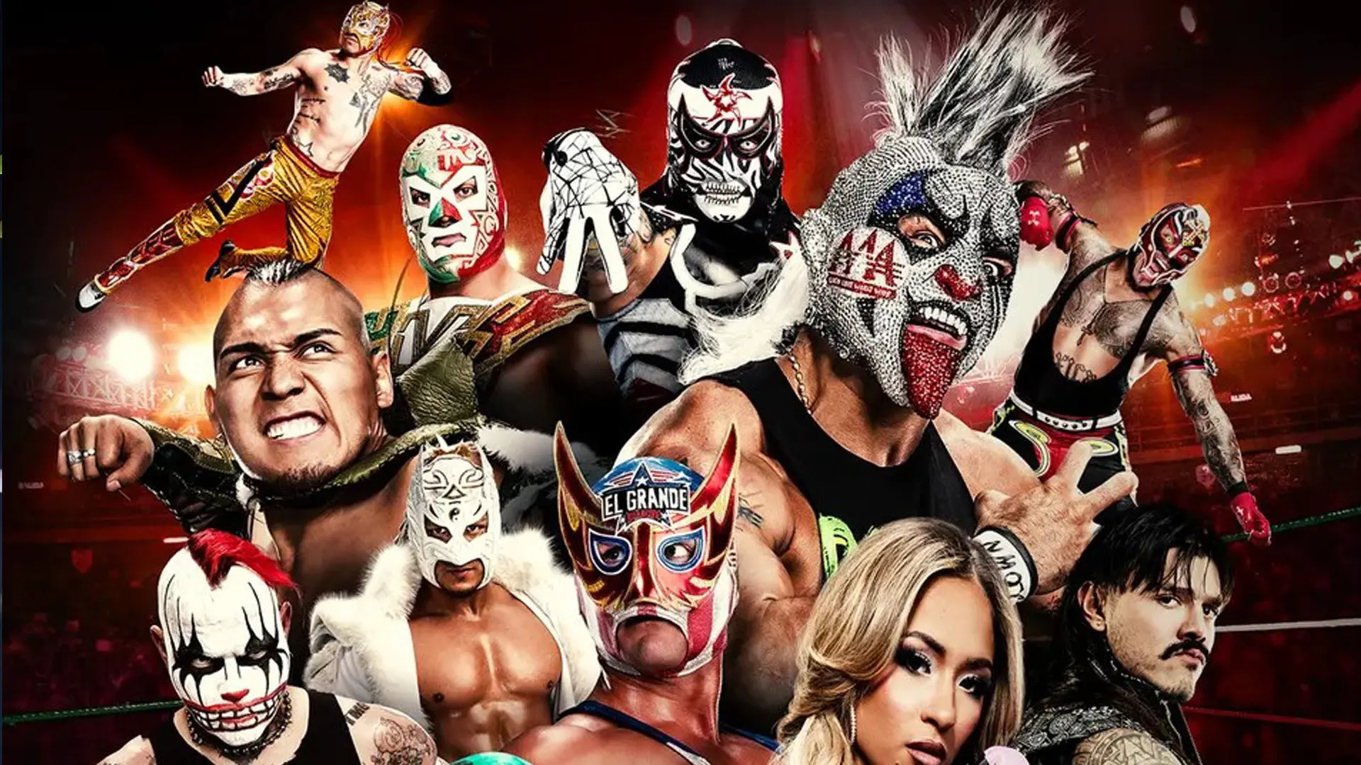 Lucha Libre AAA Worldwide backdrop