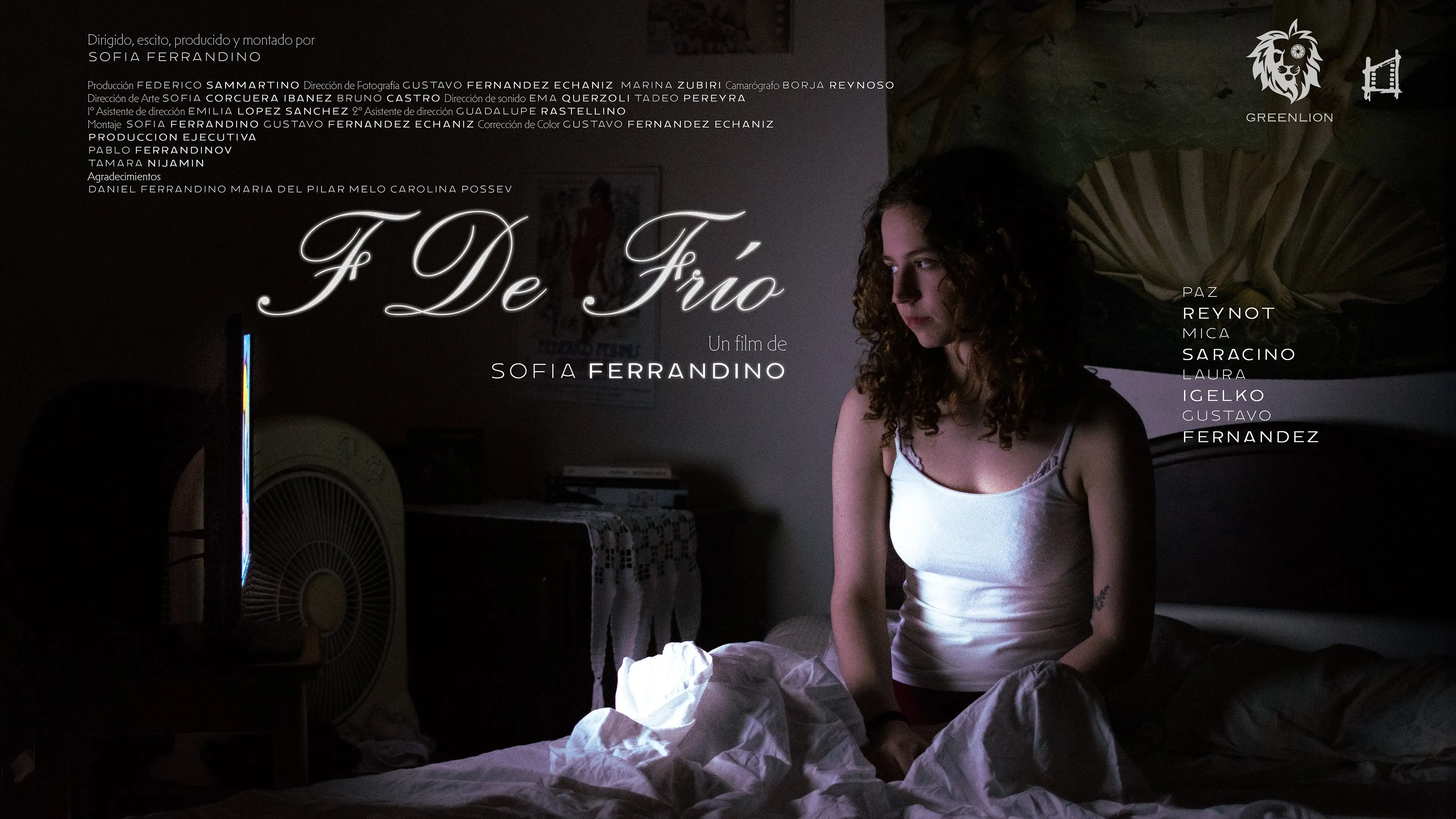 F is for Freezing backdrop