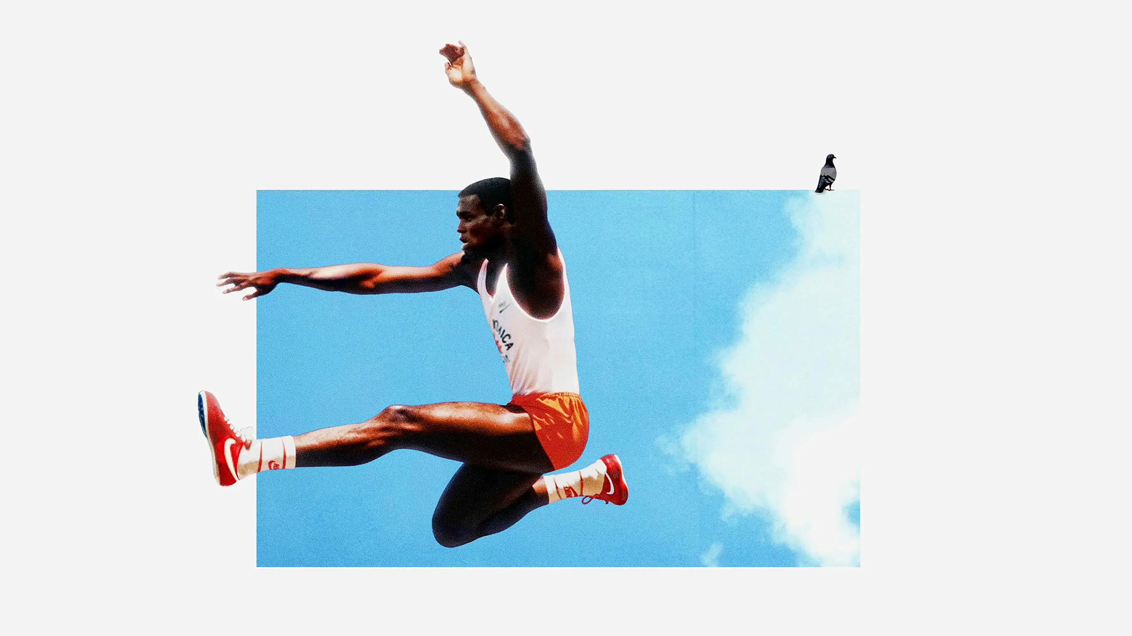 I'm Carl Lewis! backdrop